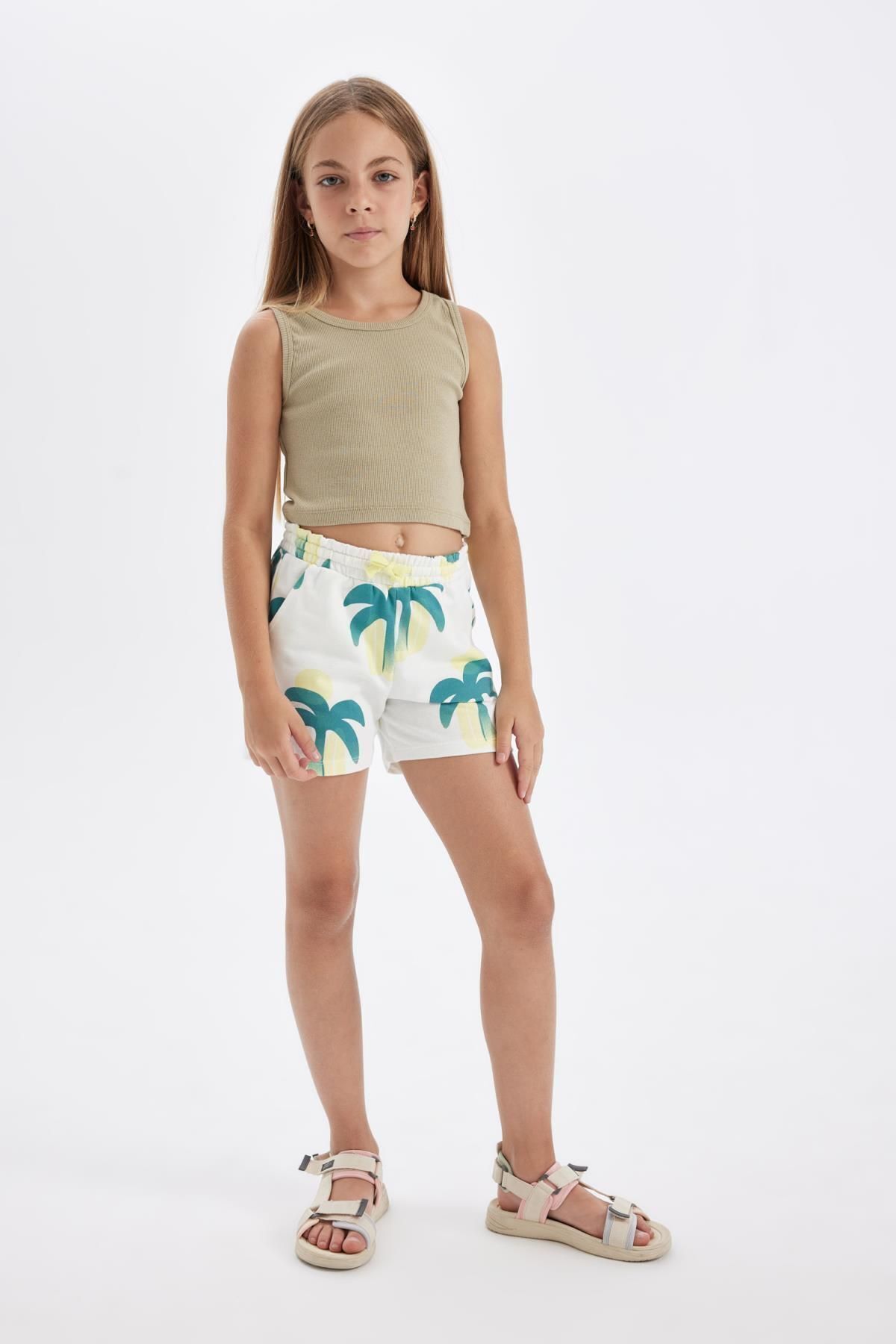 شلوارک دخترانه دفاکتو | D0904A824HS Defacto - Image 3