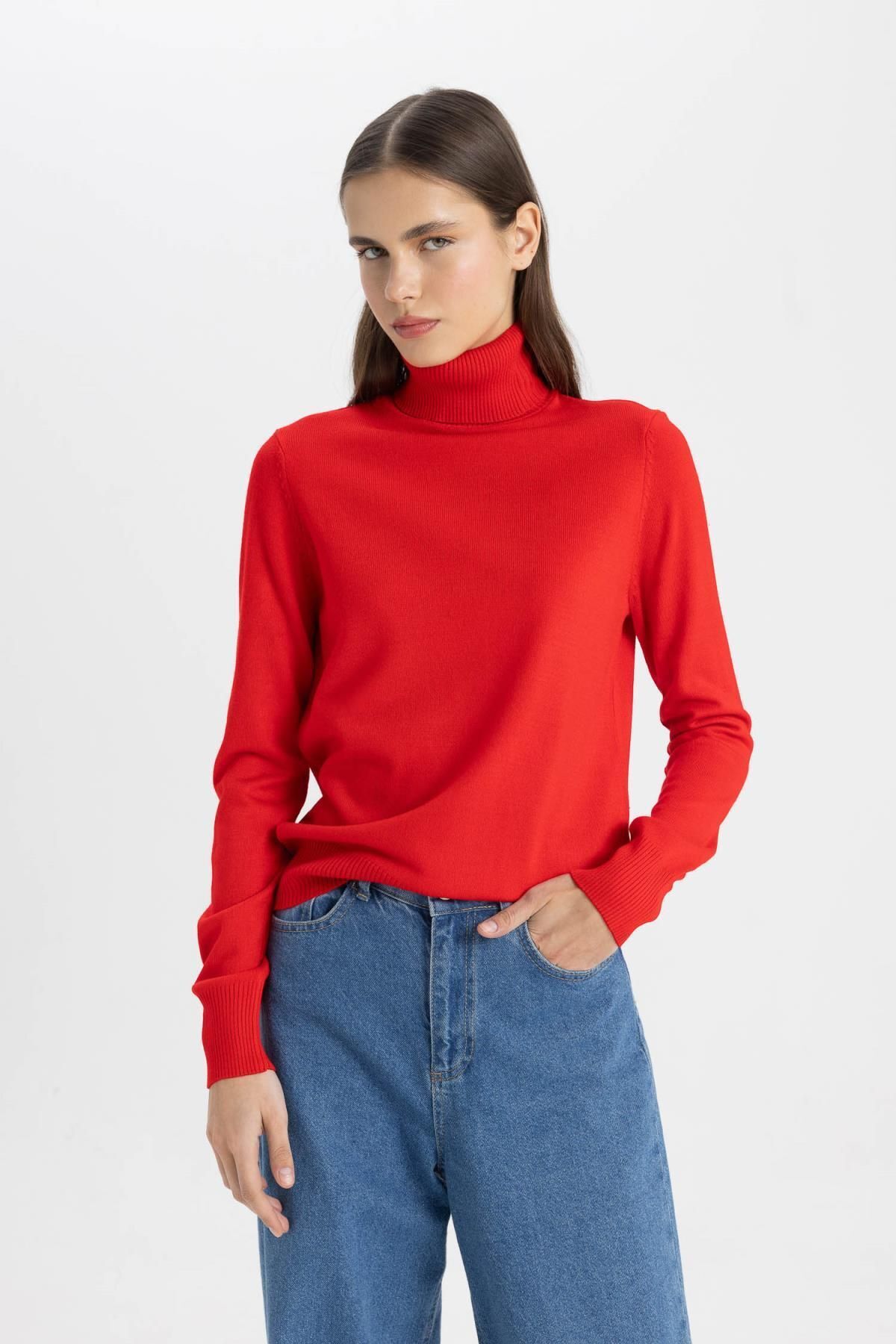 بافت زنانه دفاکتو | H1651AZ24WN Defacto - Image 3