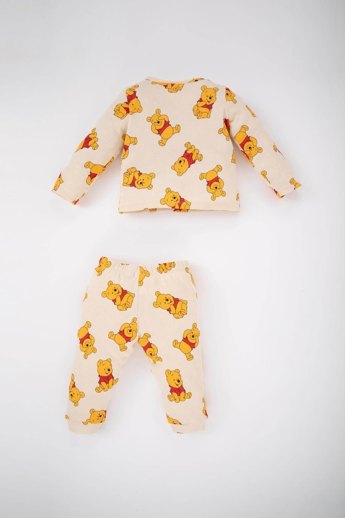 DeFacto-Disney Winnie The Pooh Pyjama-Set für Babyjungen – Kurzarm, geripptes Unterhemd, 2er-Set Z4291a223sp 7