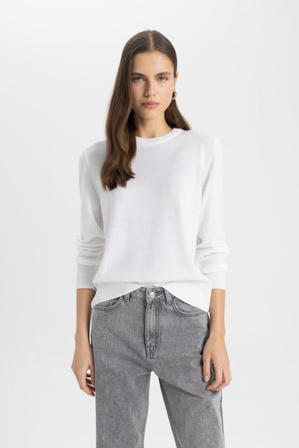 ژاکت یقه ای با تناسب معمولی