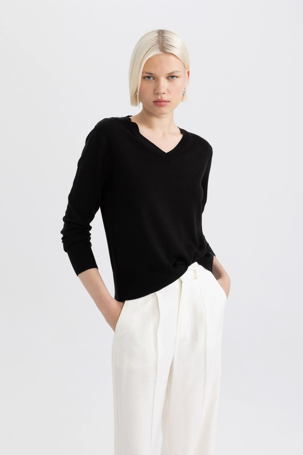 بافت زنانه دفاکتو | C4024AX24WN Defacto - Image 3