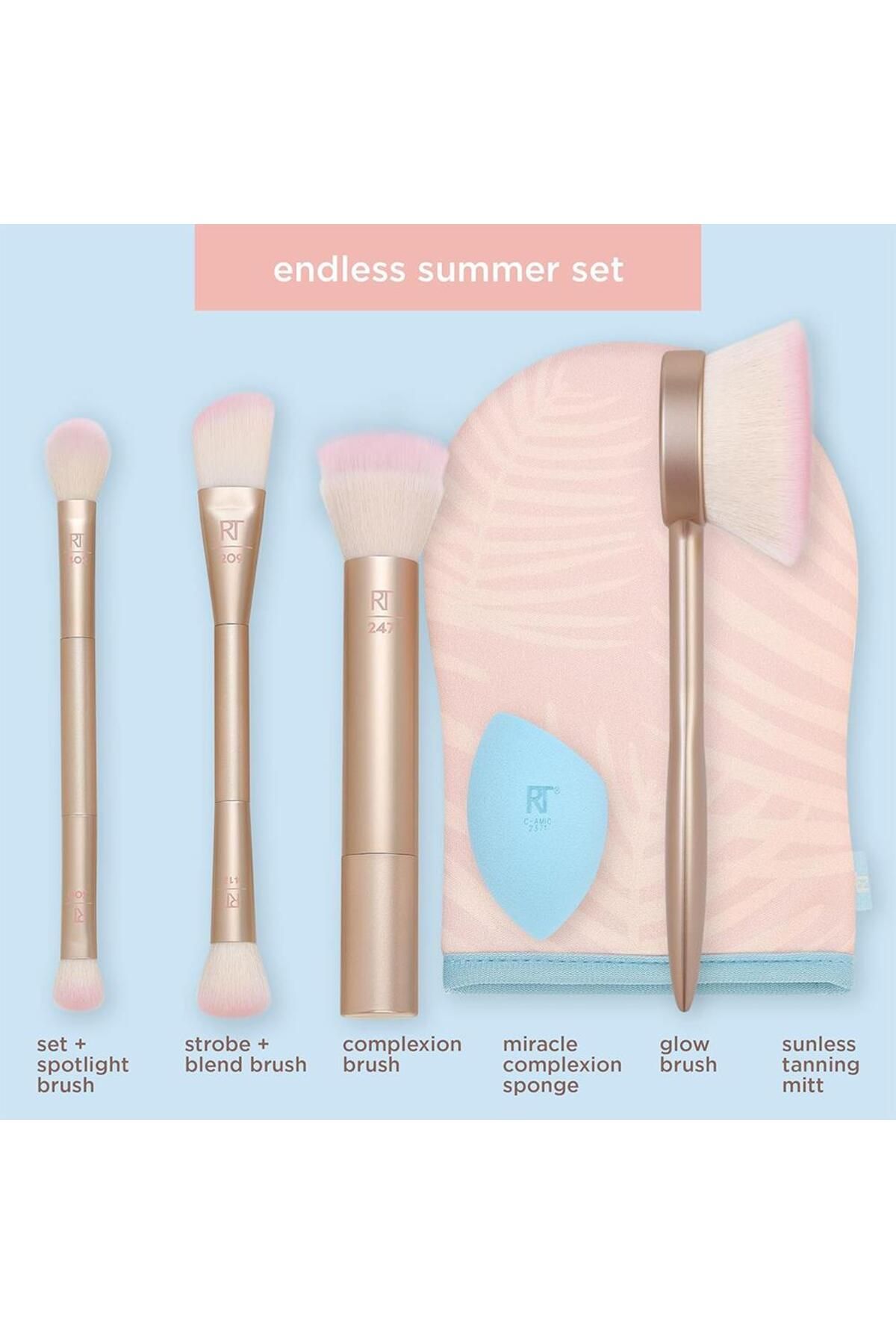 Real Techniques-RT-4267 Endless Summer - Makeup Brush Set 3