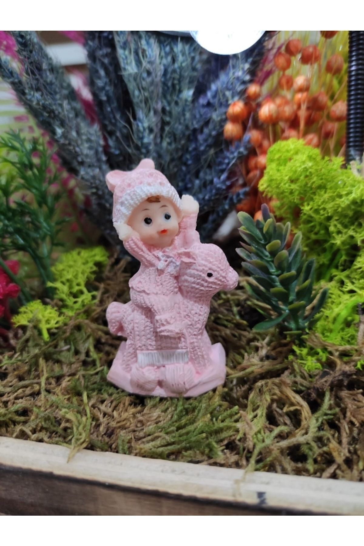 Kız Bebek Teraryum Diorama Malzemeleri Teraryum Obje Biblo Teraryum Süsleri Minyatür Obje