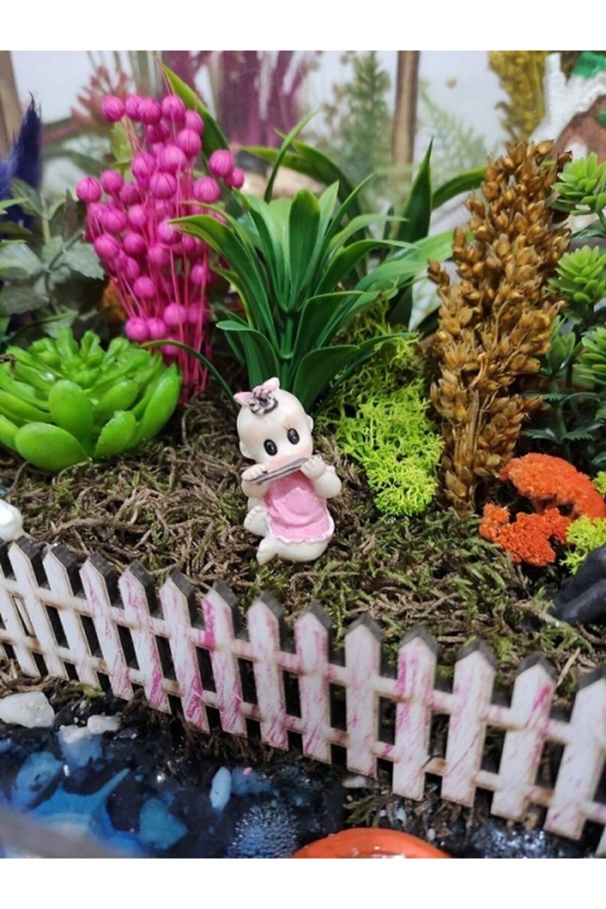 Kız Bebek Teraryum Obje Teraryum Diorama Malzemeleri Teraryum Süsleri Minyatürleri