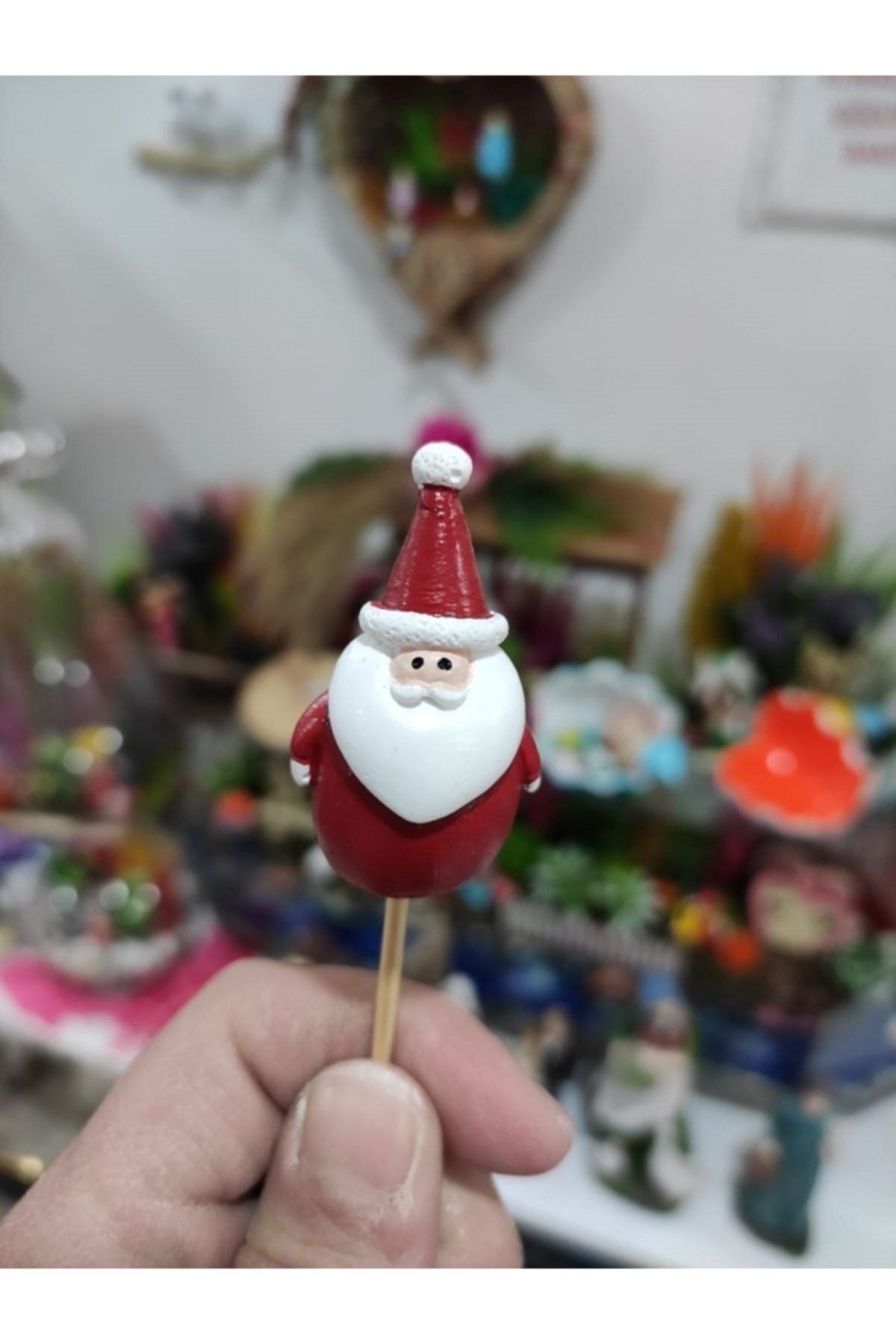 Kardan Adam Noel Yılbaşı Saksı Süsü Teraryum Obje Teraryum Diorama Malzemeleri