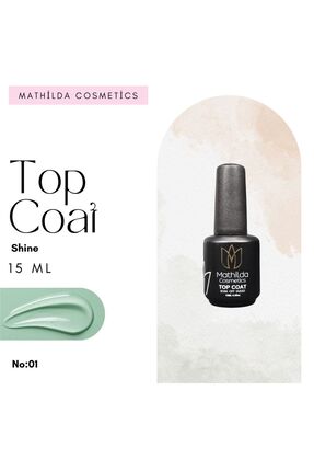 MATHİLDA PAR ERU Kalıcı Oje - Top Coat Süper Shine No: Wipe Top 15 Ml