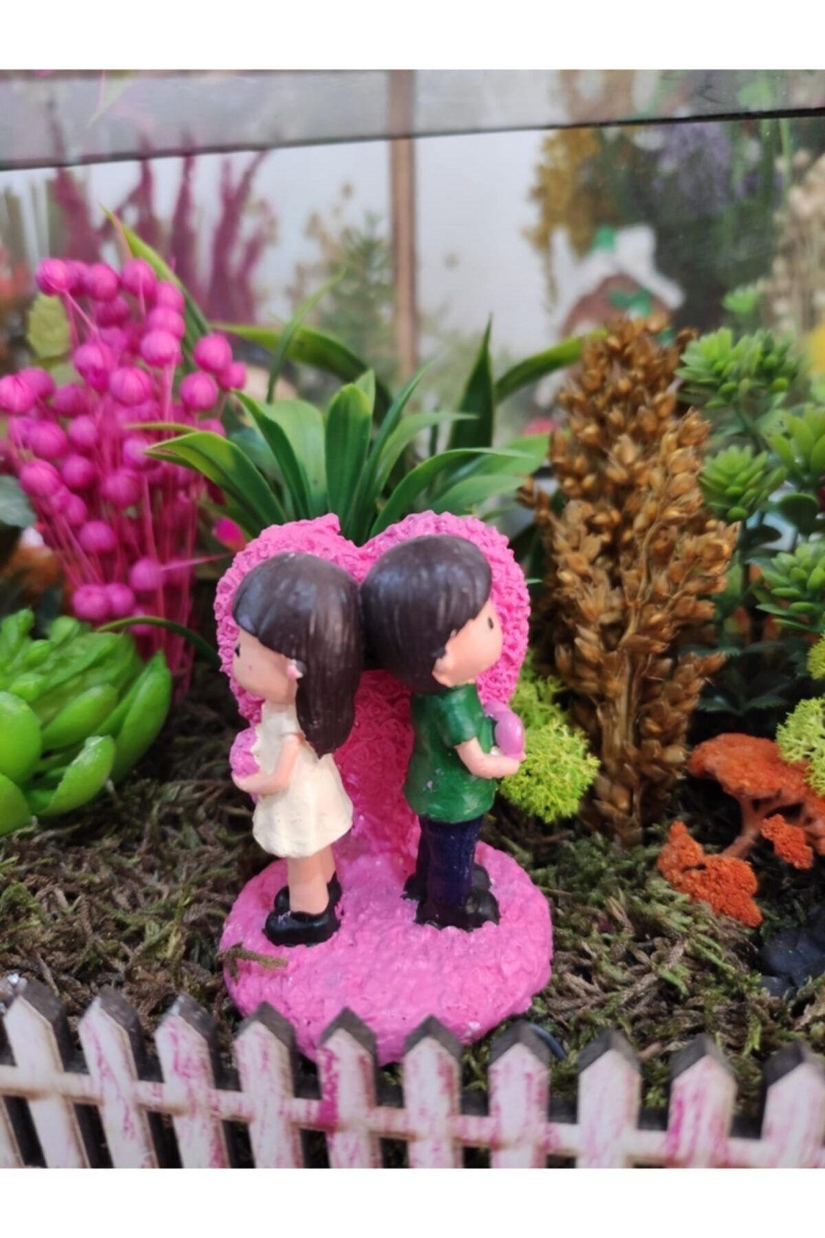 Kalpli Sevgililer Teraryum Minyatür Obje Teraryum Diorama Malzemeleri Objeleri