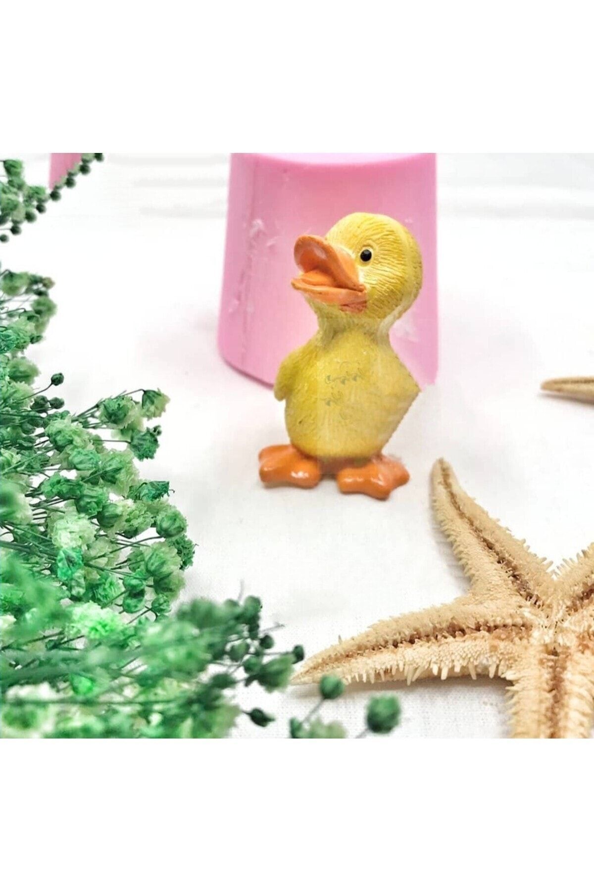 Ördek Maket Kürdanlı Cupcake Pasta Süsü Doğum Günü Süsleri Kürdan Süsü