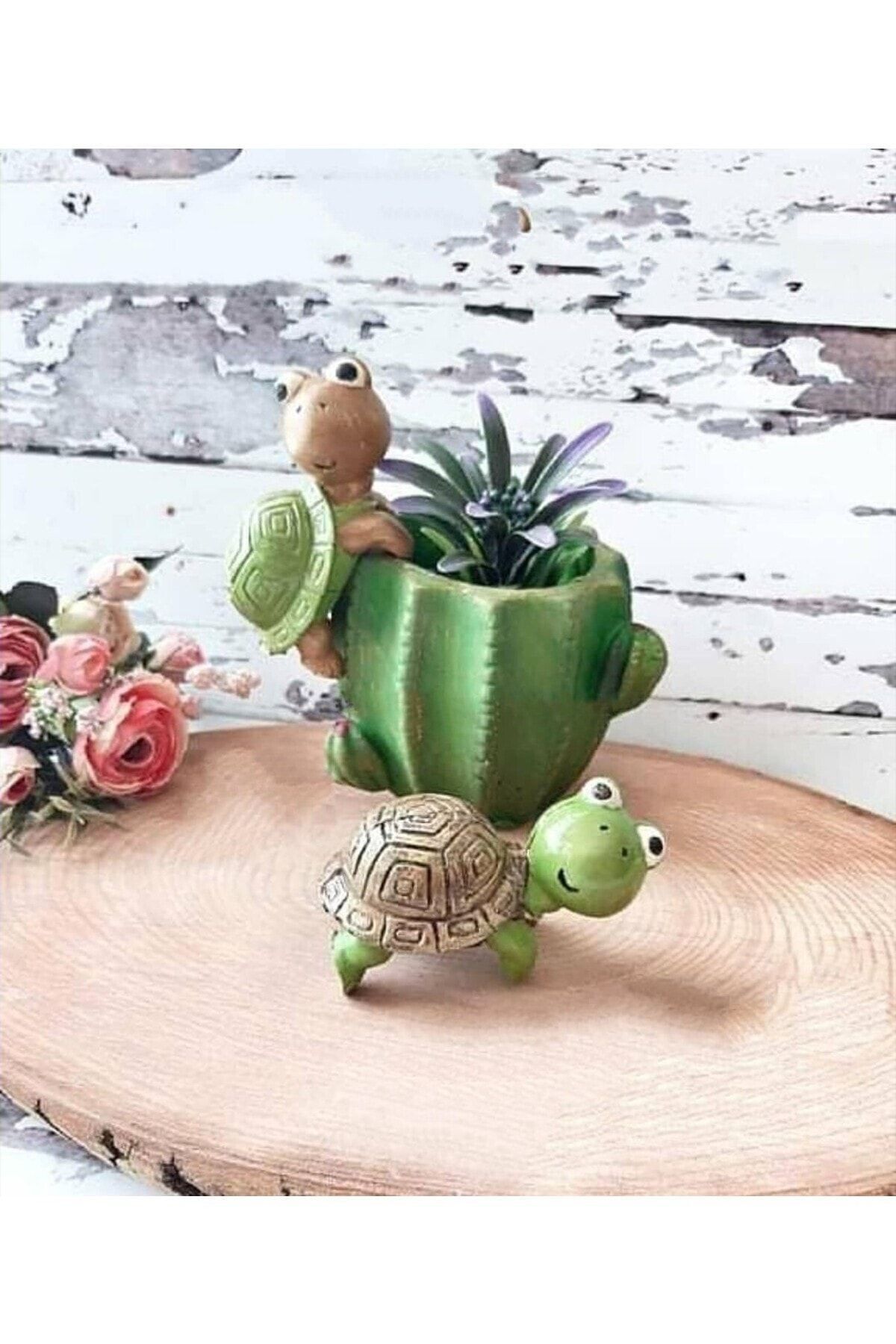 1 Adet Kaplumbağa Maket Kürdanlı Cupcake Pasta Süsü Doğum Günü Süsleri Pasta Kürdanı