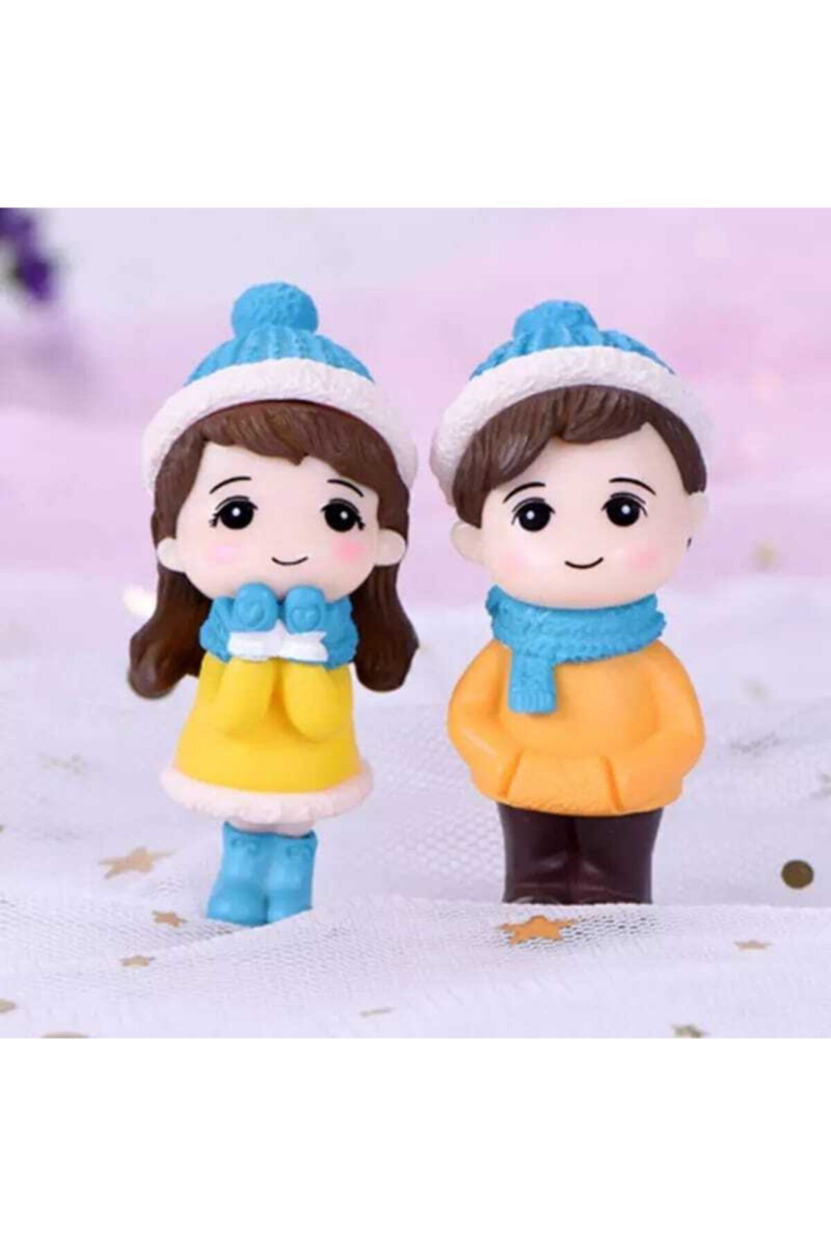 Üşüyen Sevgililer Teraryum Obje Teraryum Diorama Malzemeleri Teraryum Süsleri