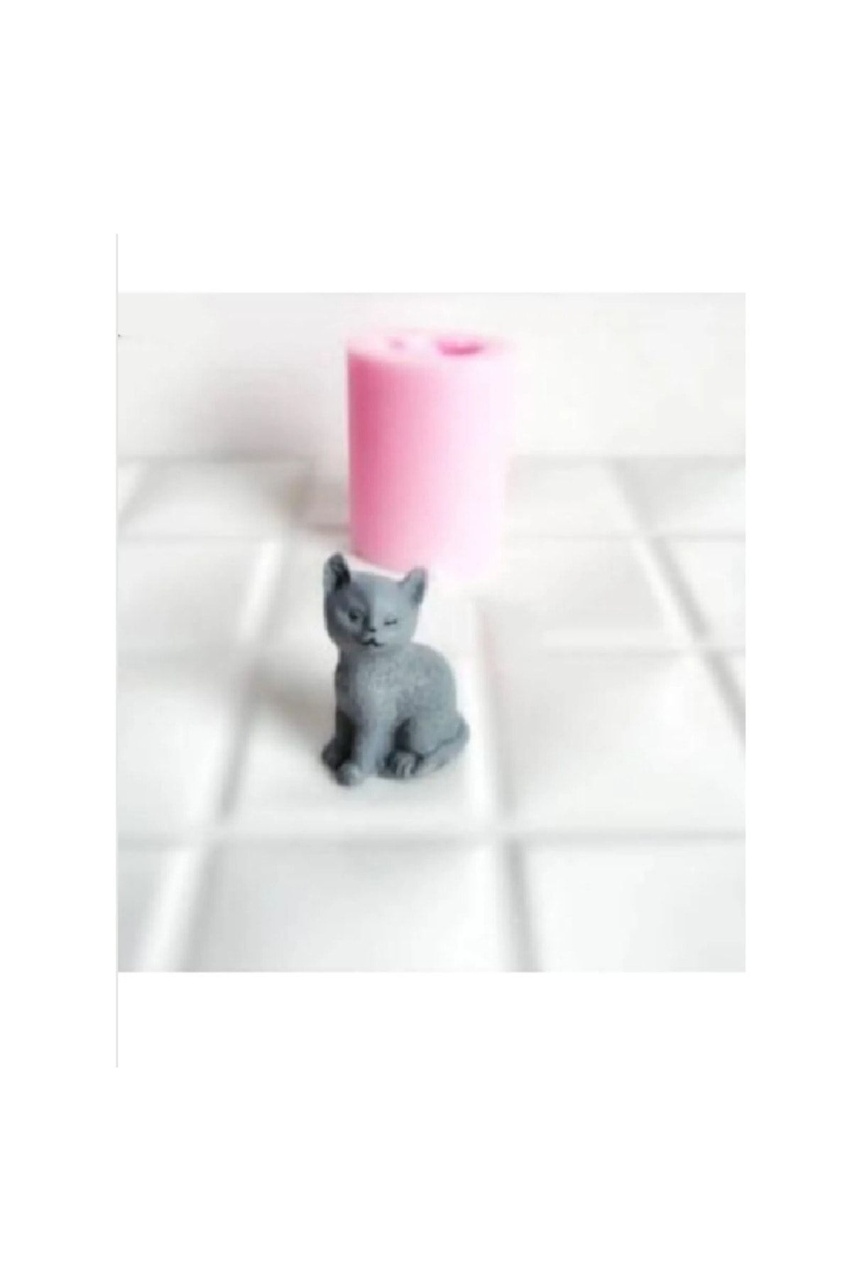 2 Adet Kedi Maket Kürdanlı Cupcake Pasta Süsü Doğum Günü Süsleri Kürdan Süsü