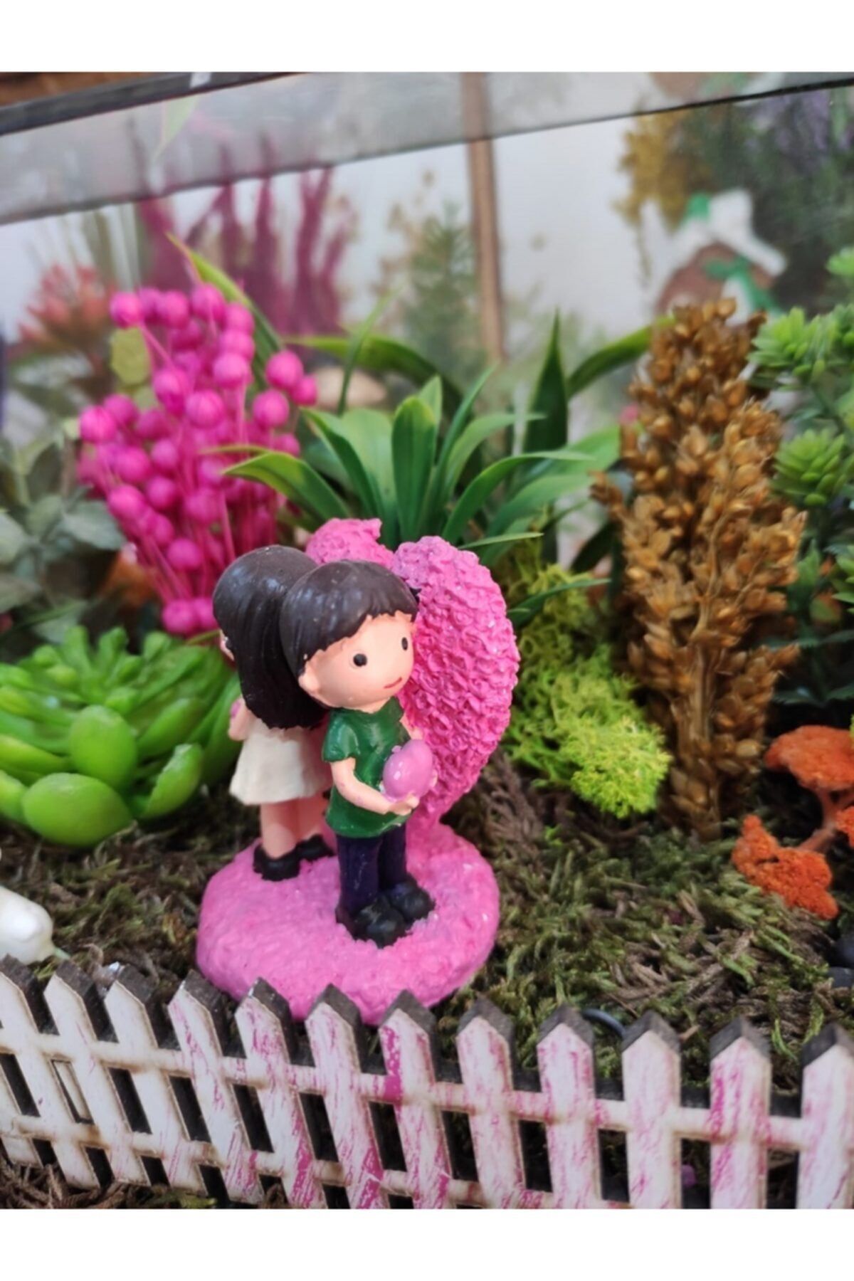 Kalpli Sevgililer Teraryum Minyatür Obje Teraryum Diorama Malzemeleri Objeleri