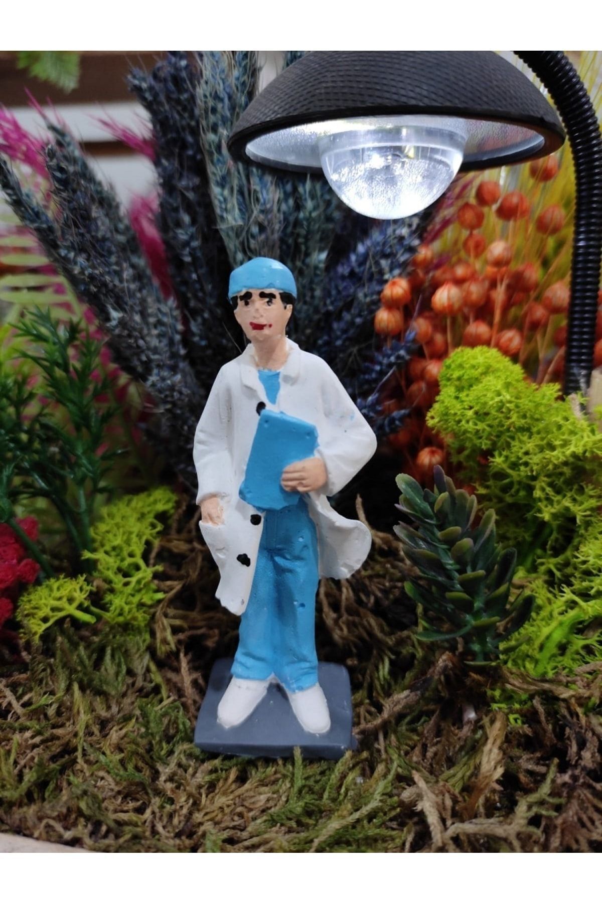 Erkek Doktor Teraryum Minyatür Obje Teraryum Diorama Malzemeleri Teraryum Objeleri