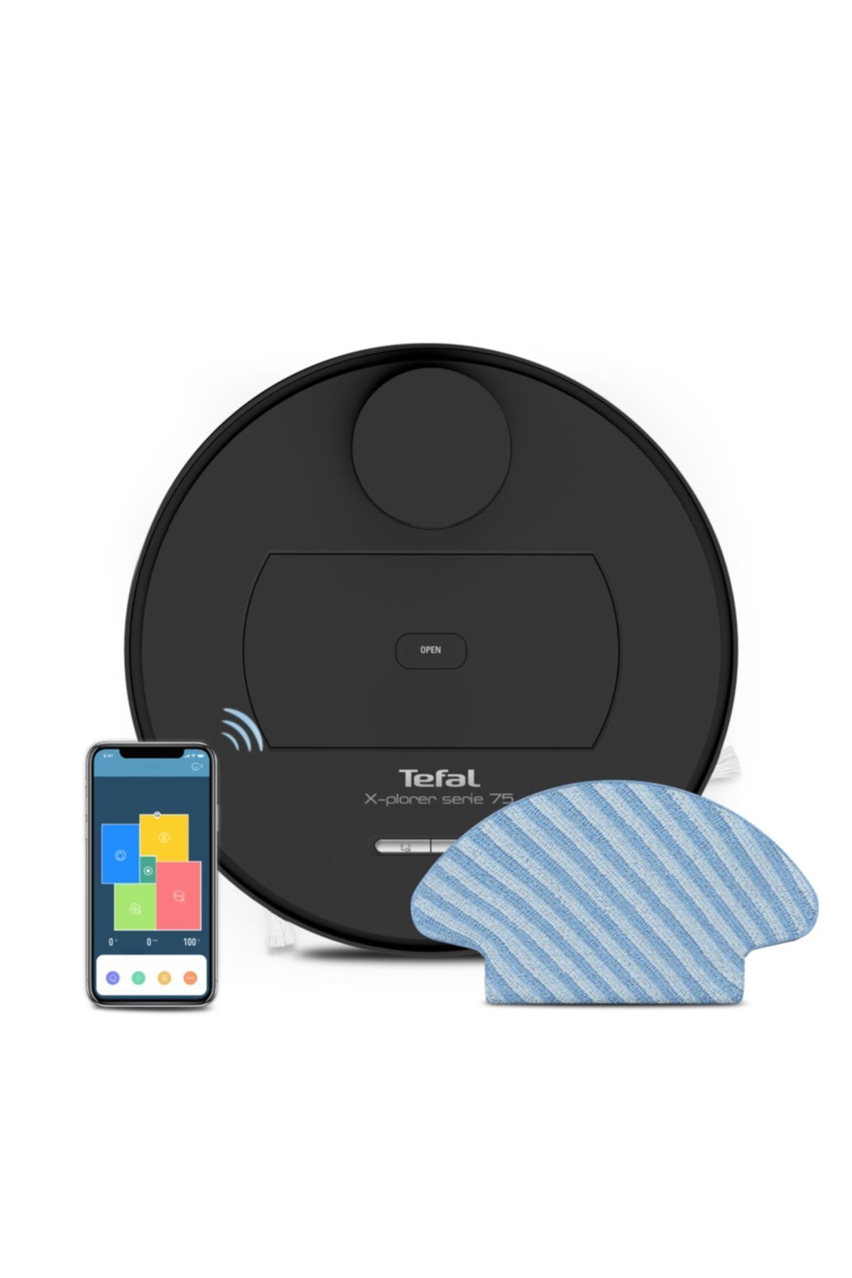 series x plorer 75 rg7675 balais de robot intelligent mop