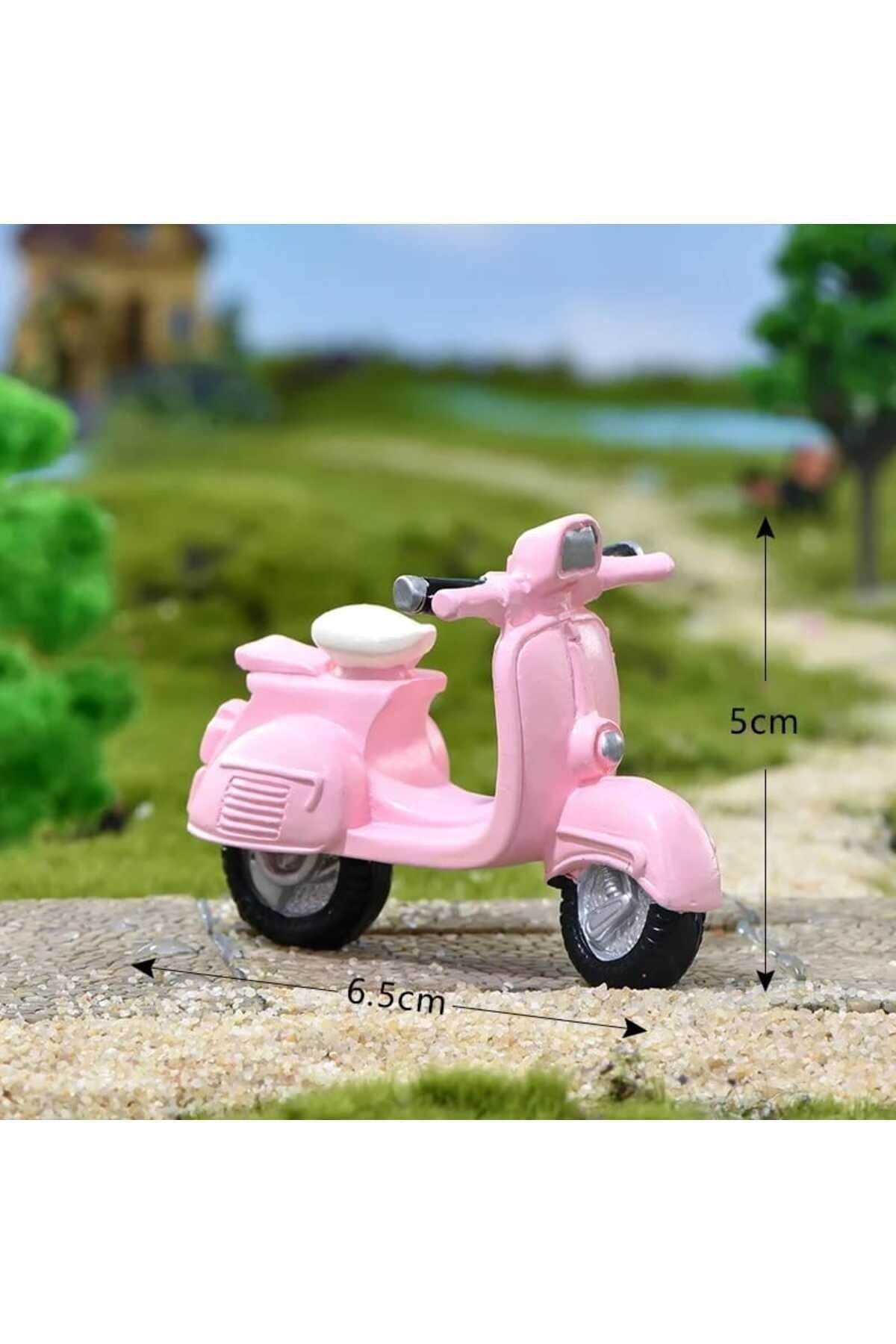 Motosiklet Maket Kürdanlı Cupcake Pasta Süsü Doğum Günü Süsleri Pasta Kürdanı Kürdan Süsü
