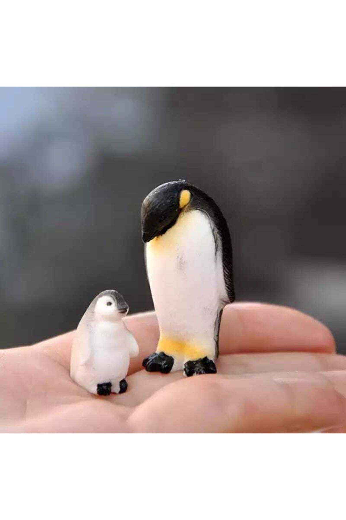 5'li Penguen Teraryum Obje Minyatür Obje Teraryum Aksesuar Teraryum Süsü