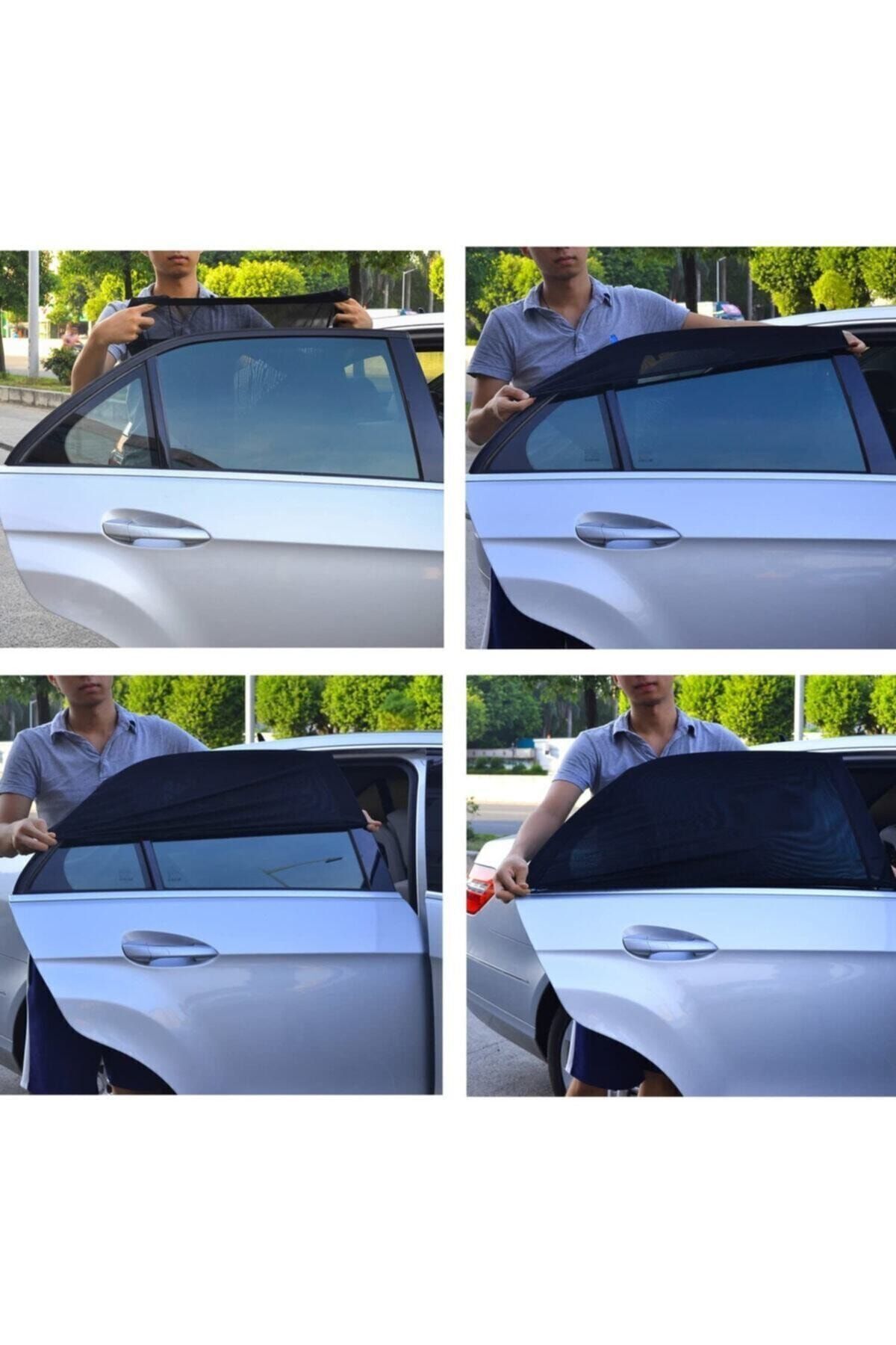 Ankaflex 2 Adet Lüx Araba Gölgelik Araç Yan Cam Güneşlik Oto Perdei Arka Cam Güneşlik Emzirme Örtüsü fotoğrafı 6 (önizleme)