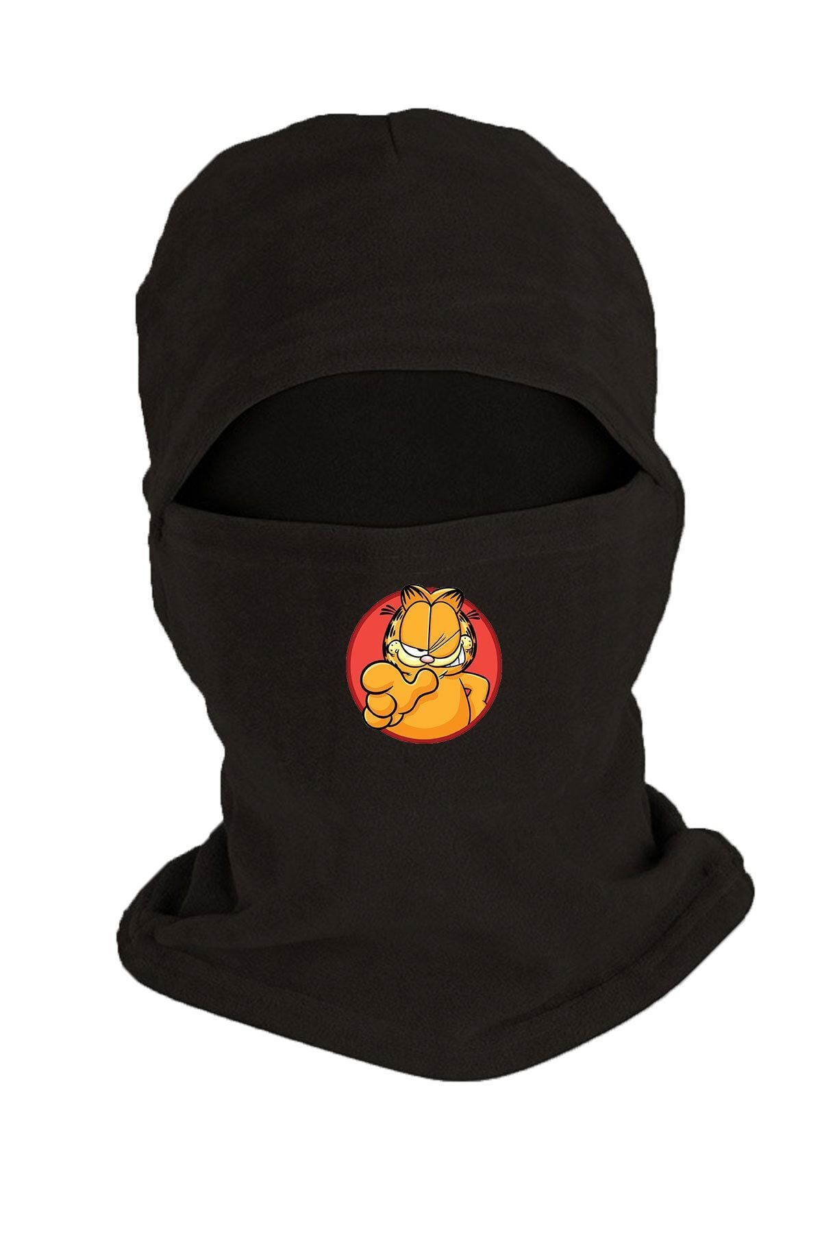 Genel Markalar Garfield Baskılı Kışlık Polar Kar Maskesi Bll3840