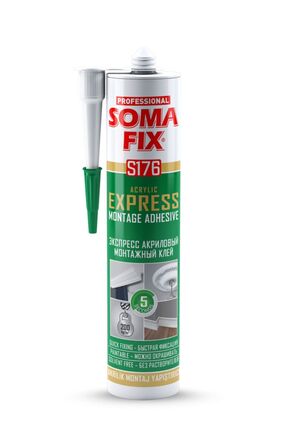 Soma 310 ml Fix Beyaz Express Montaj Yapıştırıcı Pervaz - Alçı Levha - Serami...