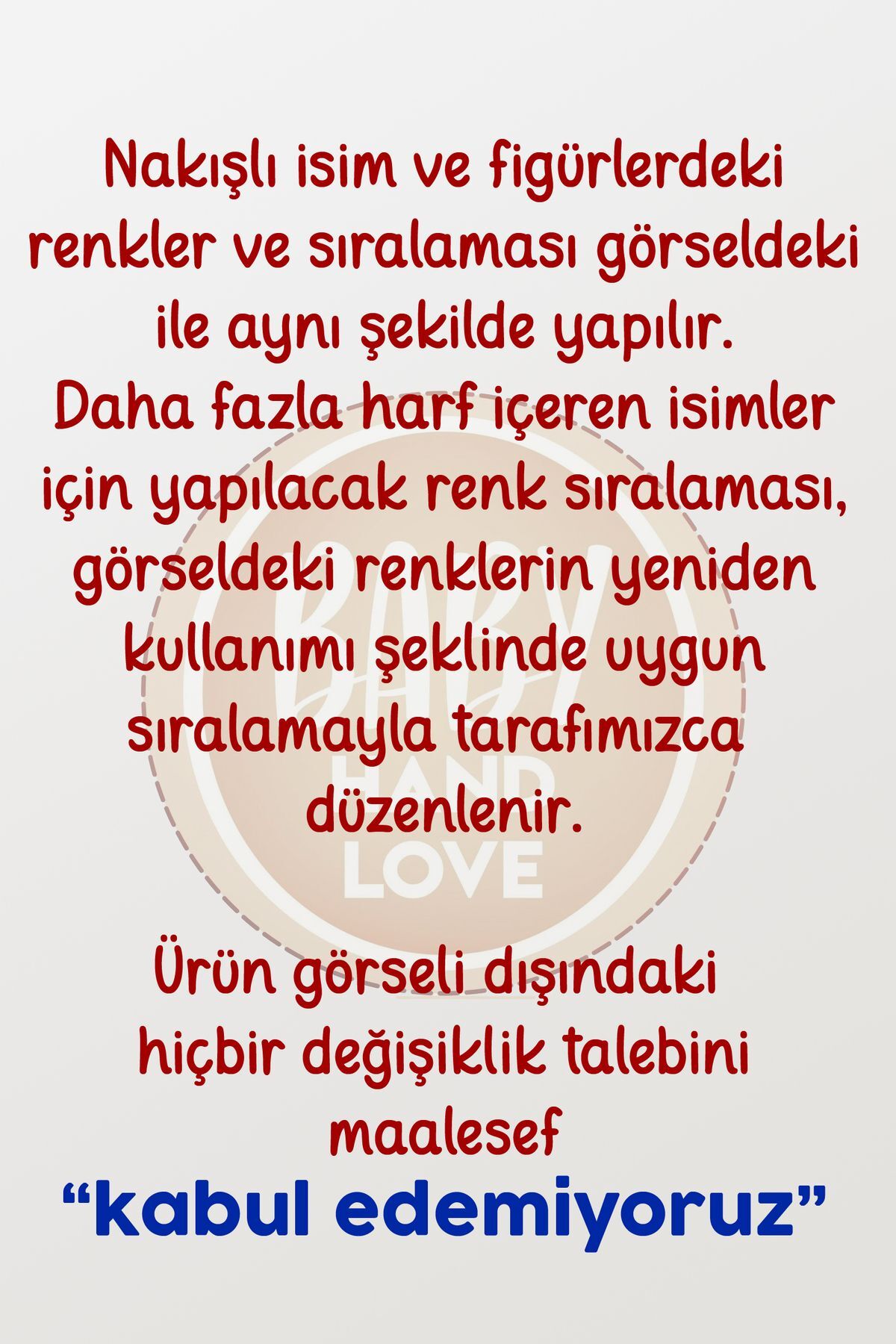 BABYHANDLOVE İsimli Kumaş Ahşap Klipsli Rengarenk Bebek Emzik Askısı fotoğrafı 5 (önizleme)