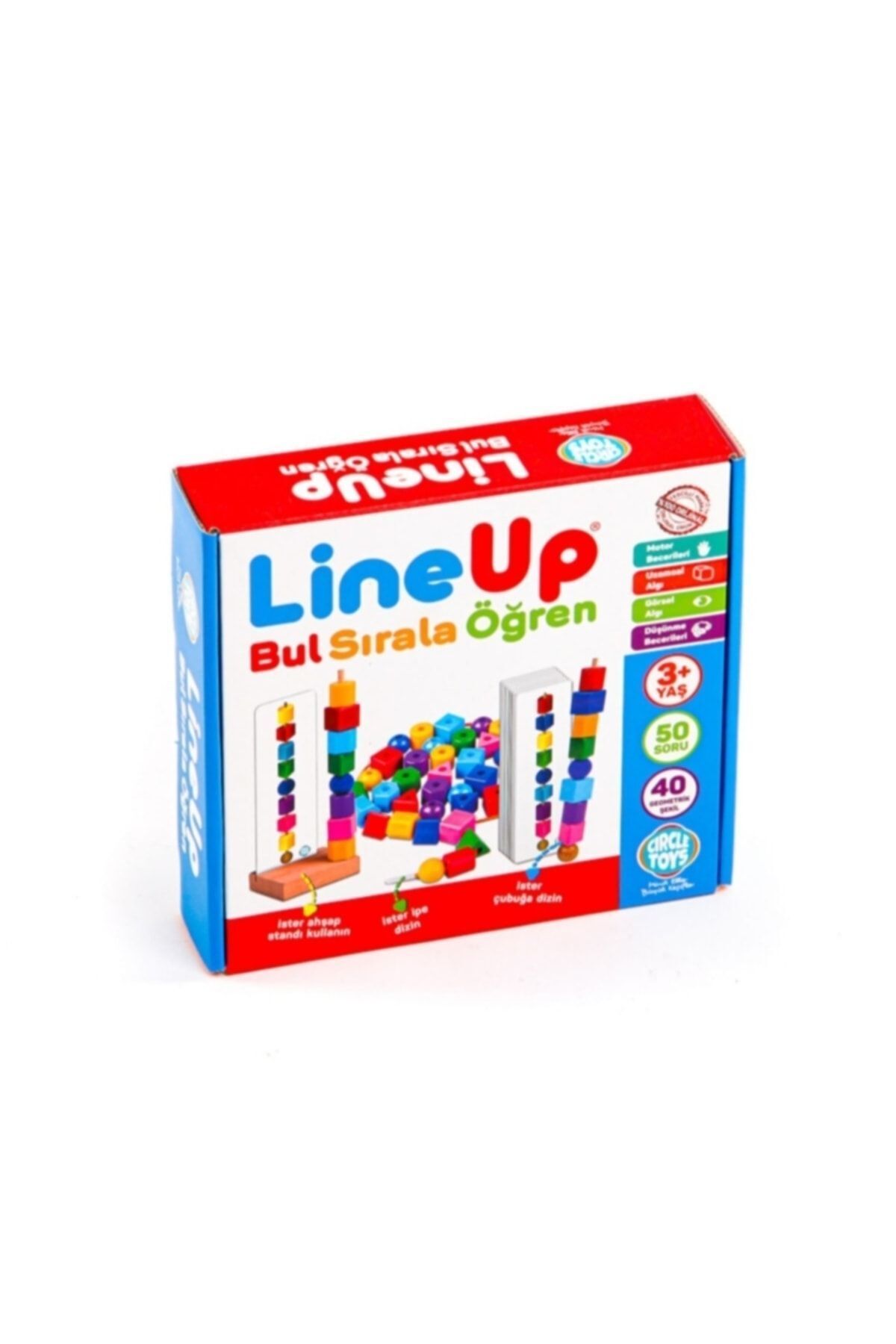 line up-Bead Stringing Game Find Sort Learn 3