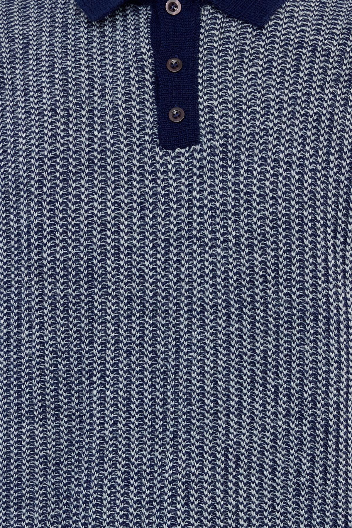 Trendyol Collection-Marineblauer Strickpullover mit Polokragen – lässig TMNAW25KZ00007 3