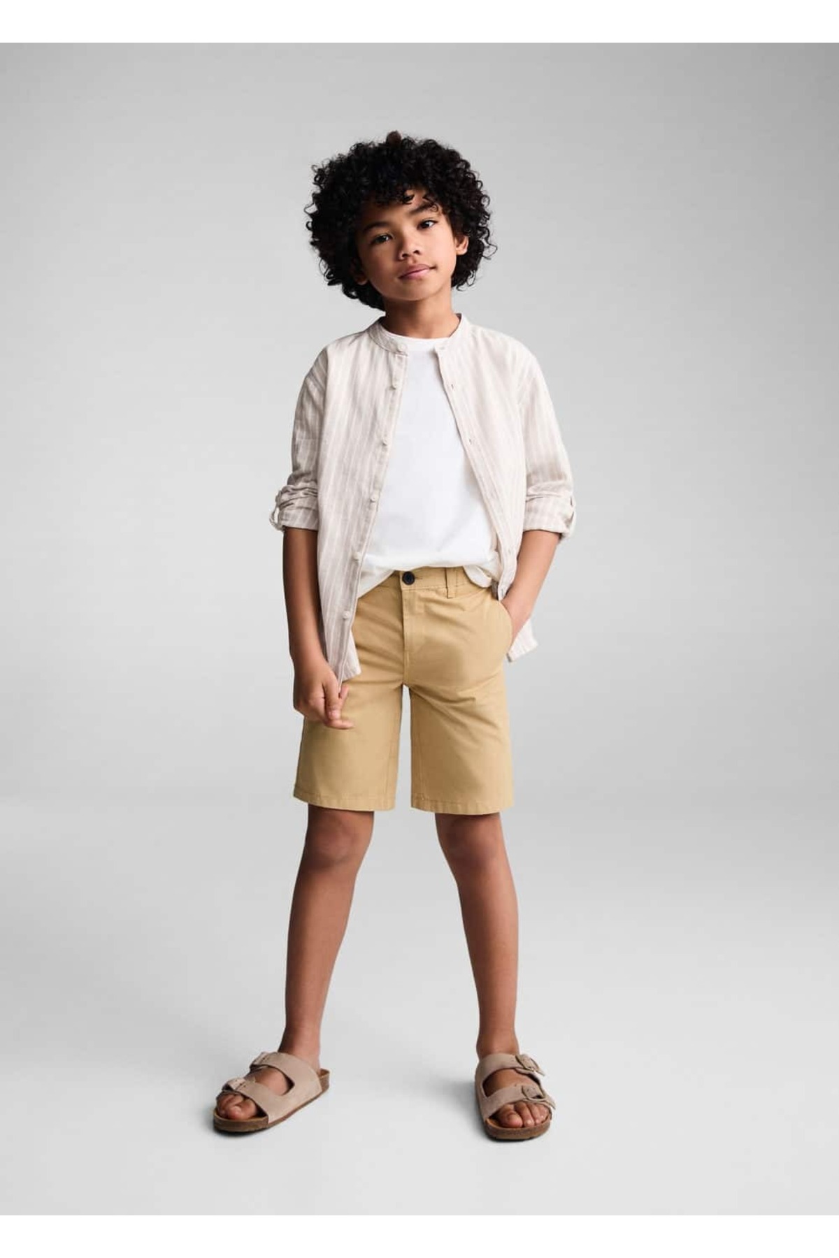 شورت و شلوارک پسرانه مانگو کیدز MANGO Kids اورجینال پسرانه کد کالا 67096728 - تصویر 2