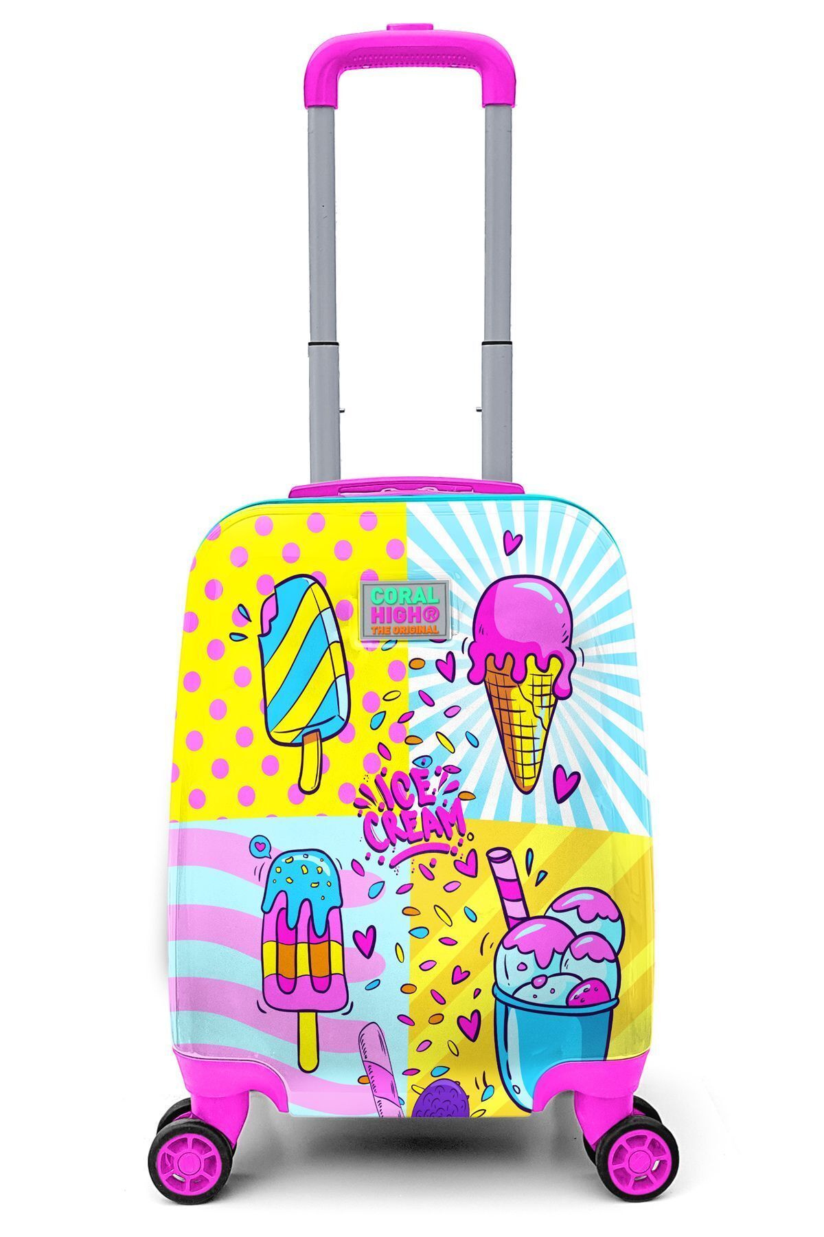 Kids Mixed Ice Cream Patterned Children's Suitcase 16775