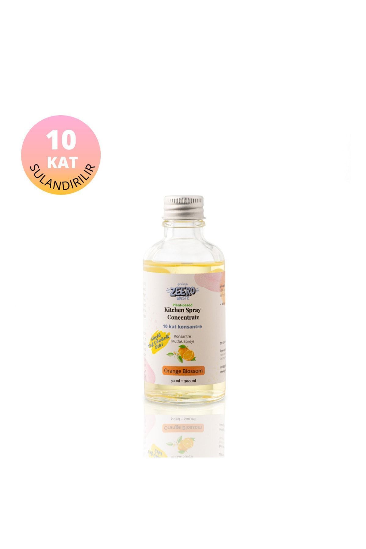 Going Zeero Mutfak Temizleme Spreyi - Süper Konsantre - Orange Blossom Mutfak Yüzey Temizleyici