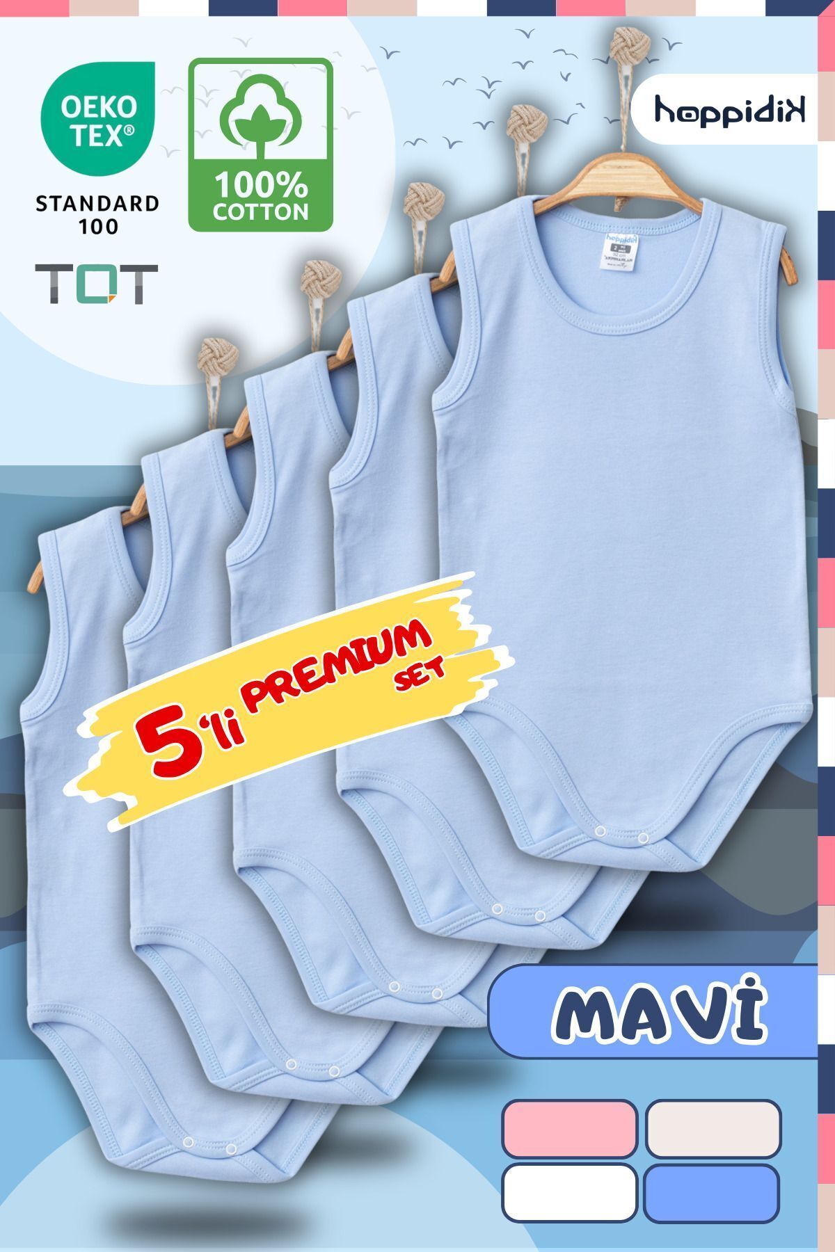 بادی نوزادی  Askılı Basic Body Seti