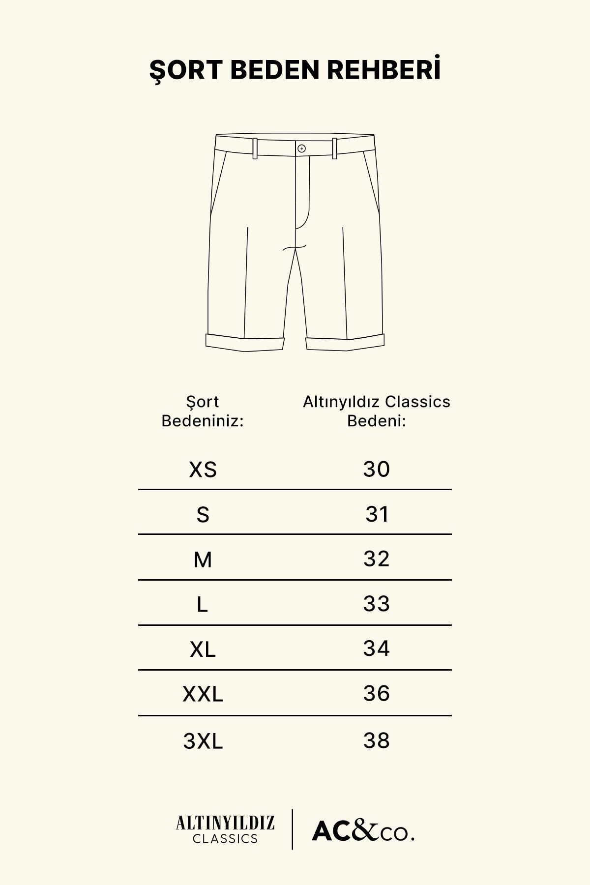 شورت و شلوارک مردانه خاکستری آلتین ییلدیز | 4A0223200009 اورجینال - تصویر 5