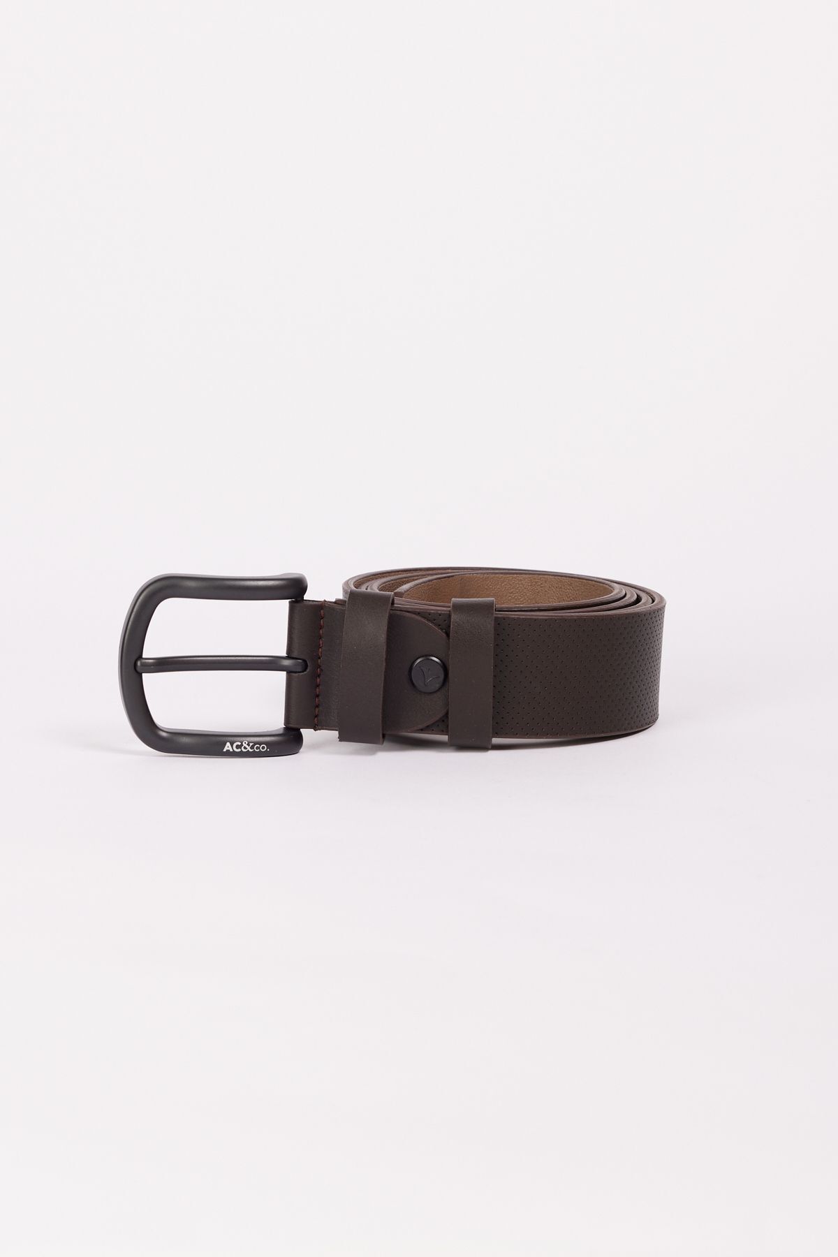 ceinture en cuir jean kot mâle marron