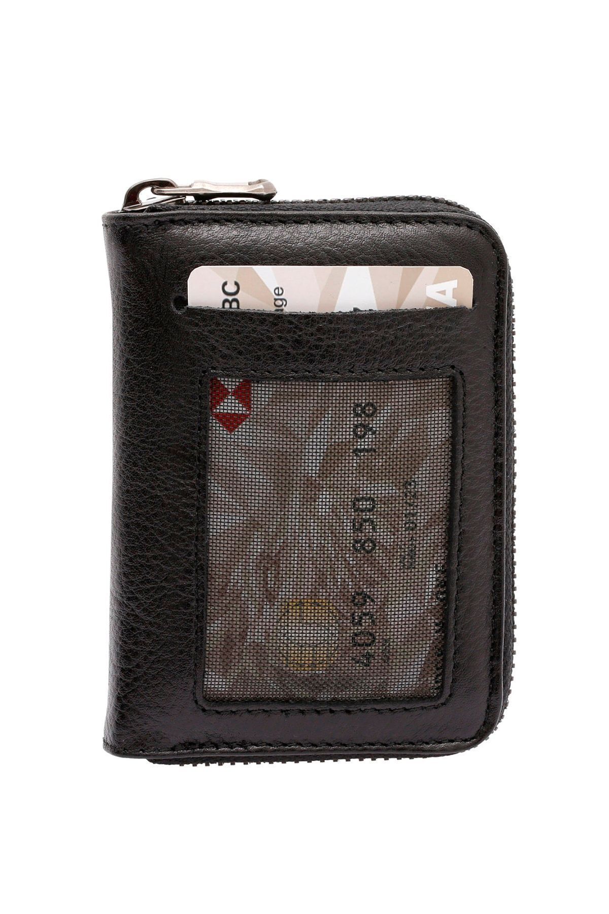 کیف پول مردانه و زنانه WEST POLO GENUAL چرمی یونیسکس ZIPPERED CARD Westpolo