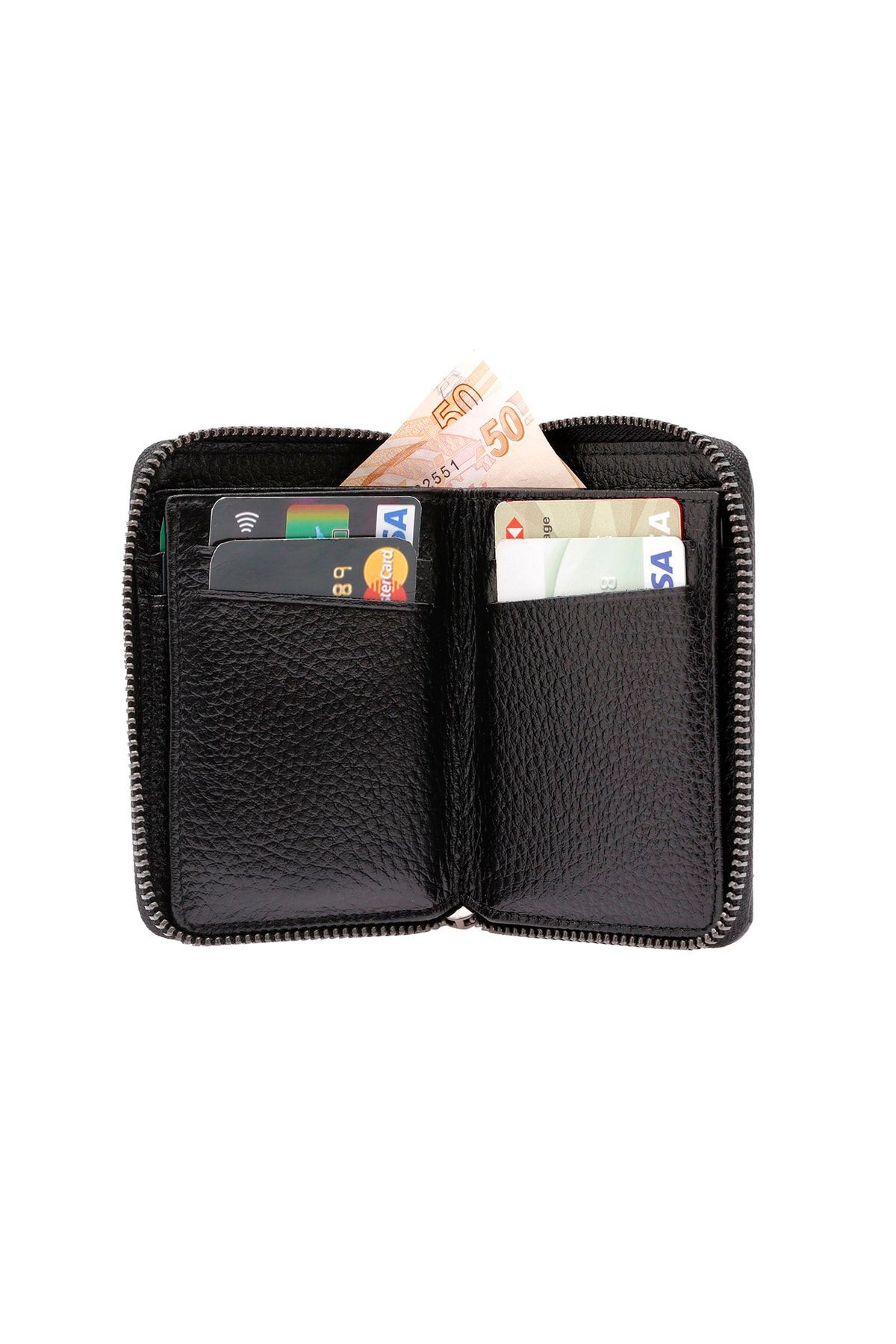 کیف پول مردانه مشکی Westpolo | NL1695 اورجینال - تصویر 3