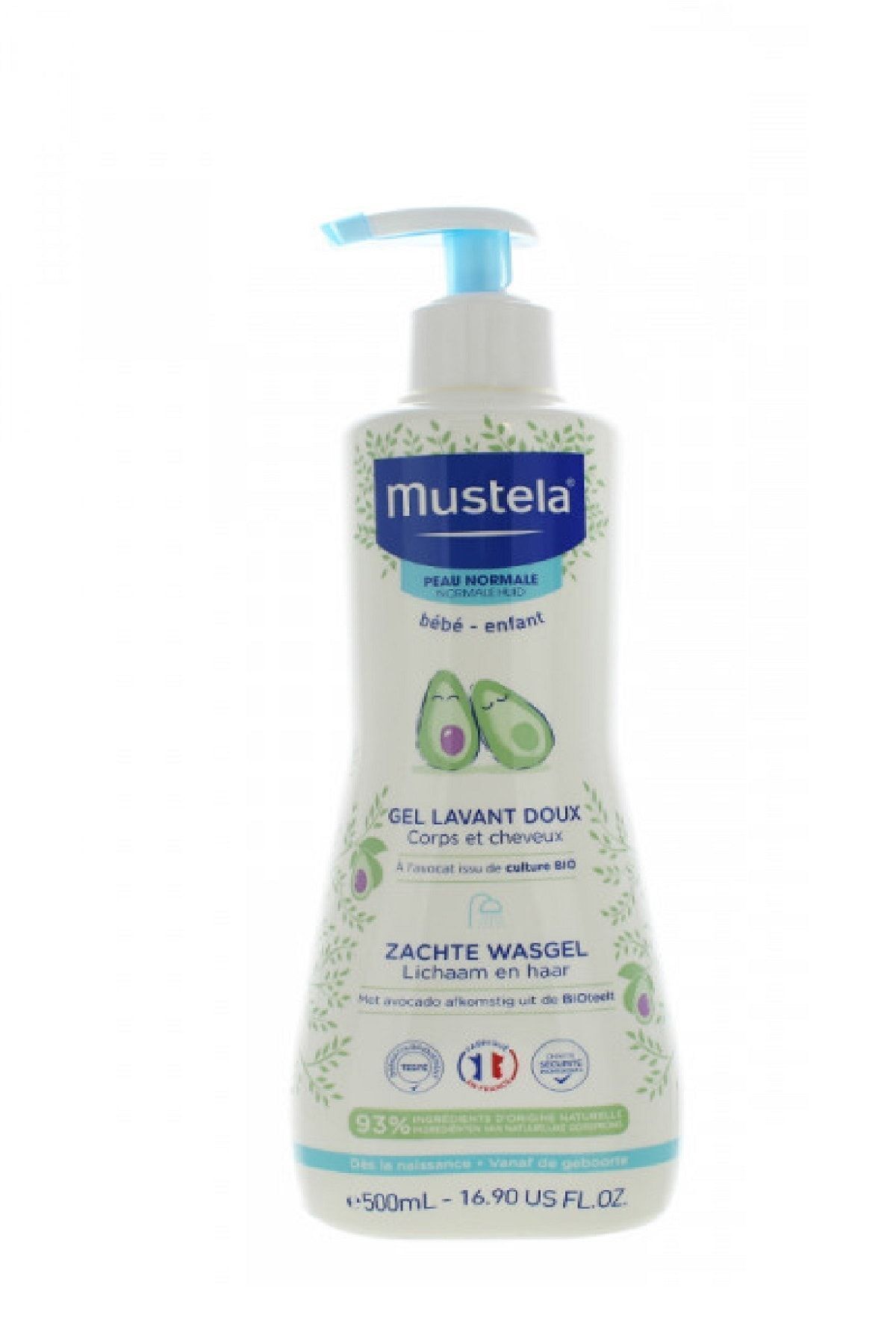 شامپو کودک و نوزاد زنانه – مردانه  Mustela | Mustelayenidoğan500ml اورجینال - تصویر 2