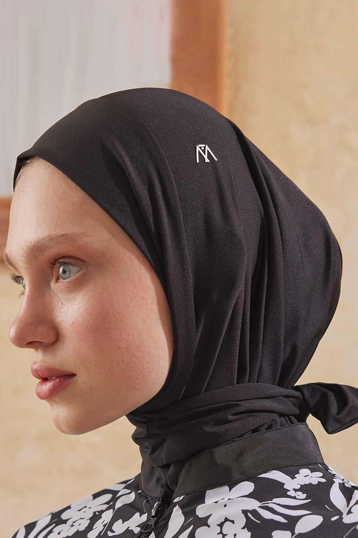 Manuka-3-teiliges Retro-Blumen-Hijab-Badeset 8