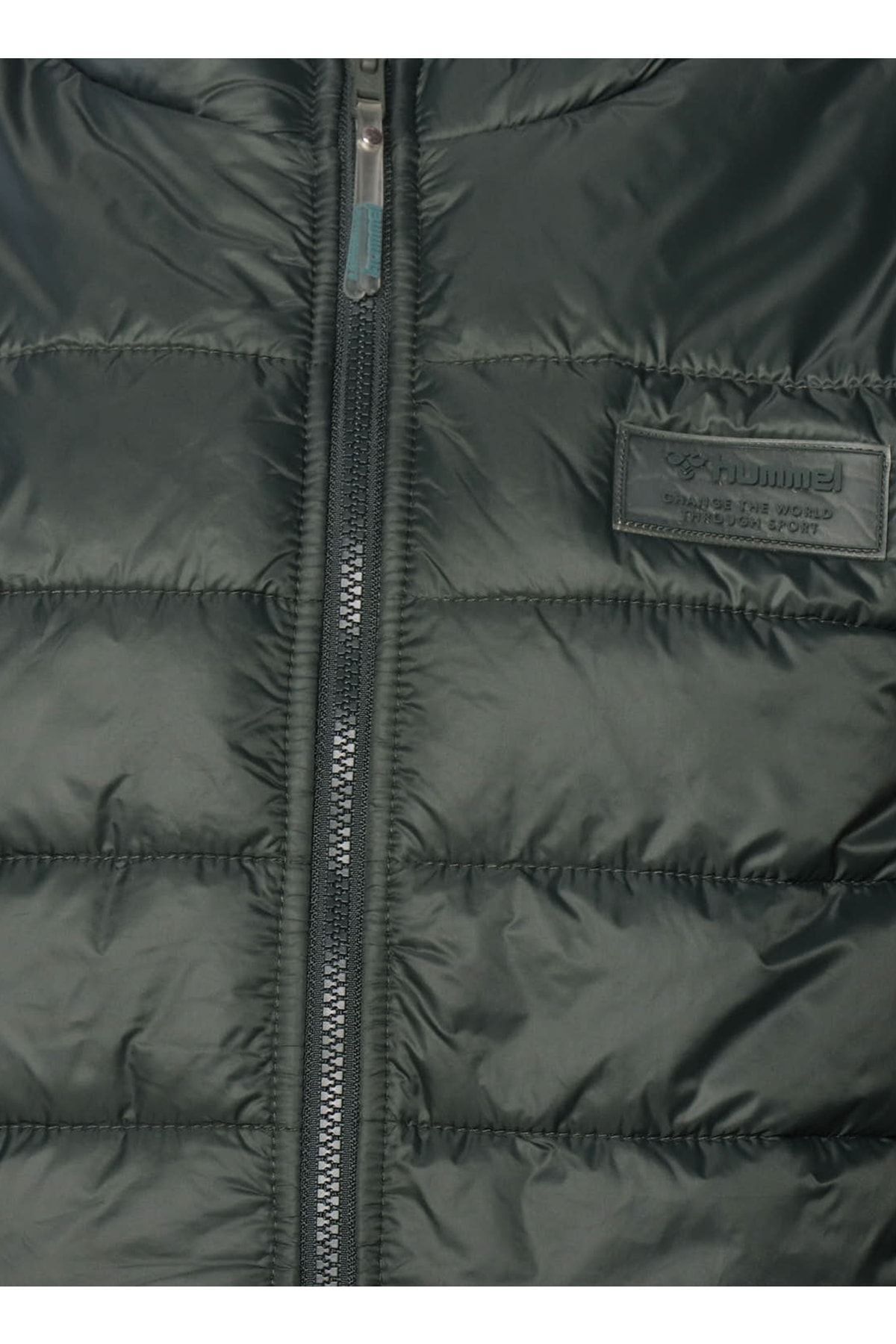 hummel-Πράσινο ανδρικό παλτό 940171 -1016 Hmlcassıopeıa Zip Coat 4