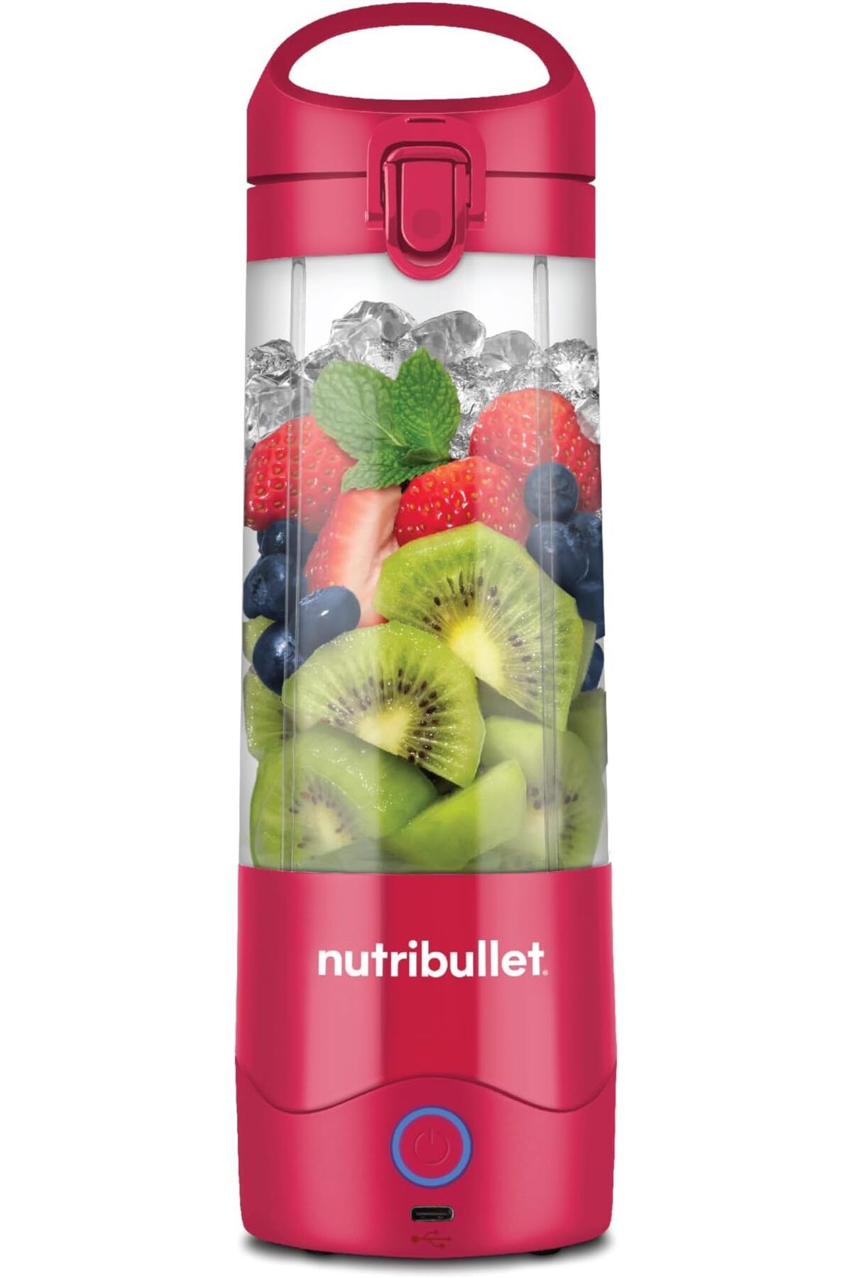Nutribullet-Portable Blender 475ml for Protein Shake, Smoothie, Frozen Fruit & Ice, Magenta 1