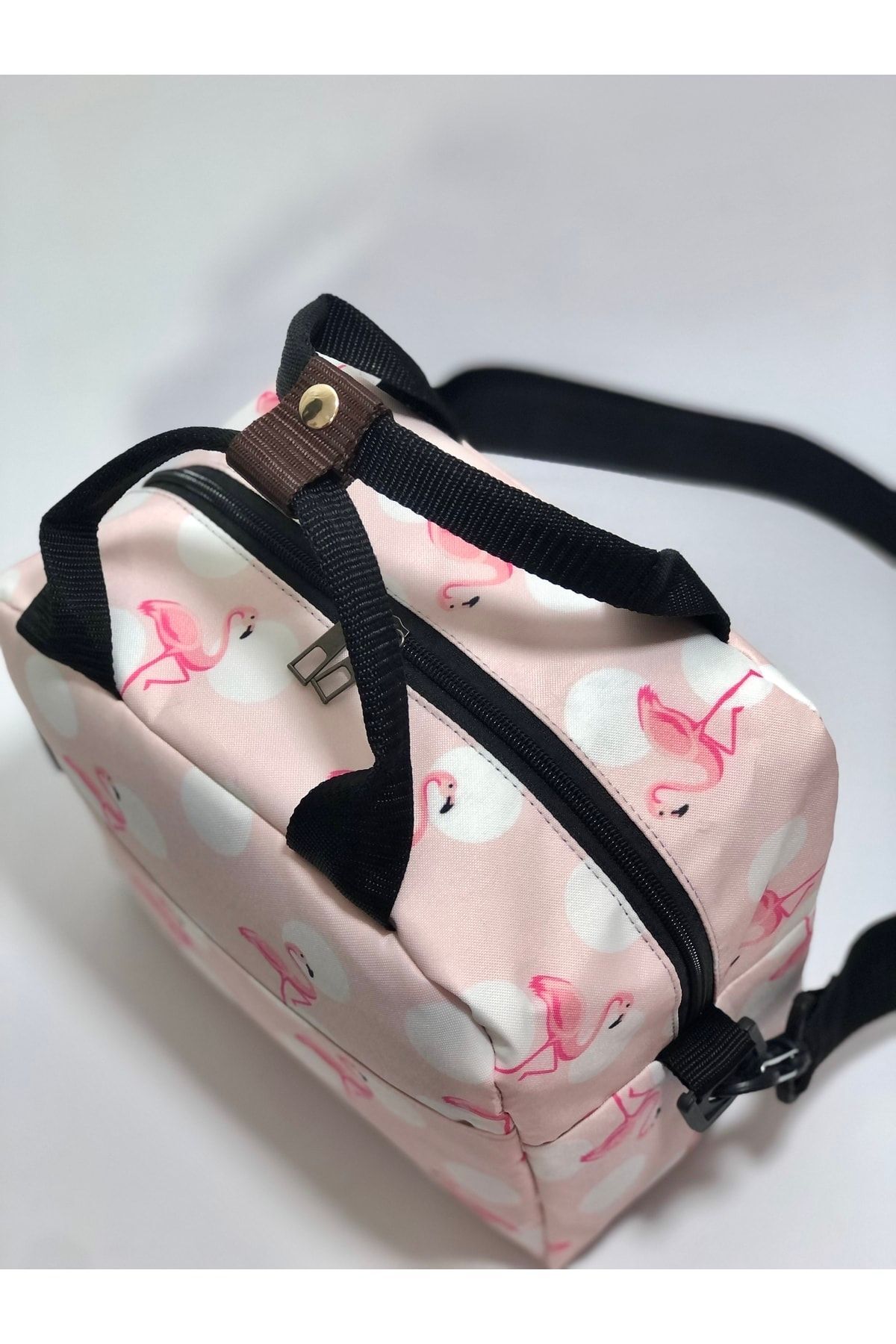 Harika ikizler Yan Askılı Bebek Bakım Çantası + Termal (mama , Yemek Taşıma )çanta Seti fotoğrafı 7 (önizleme)