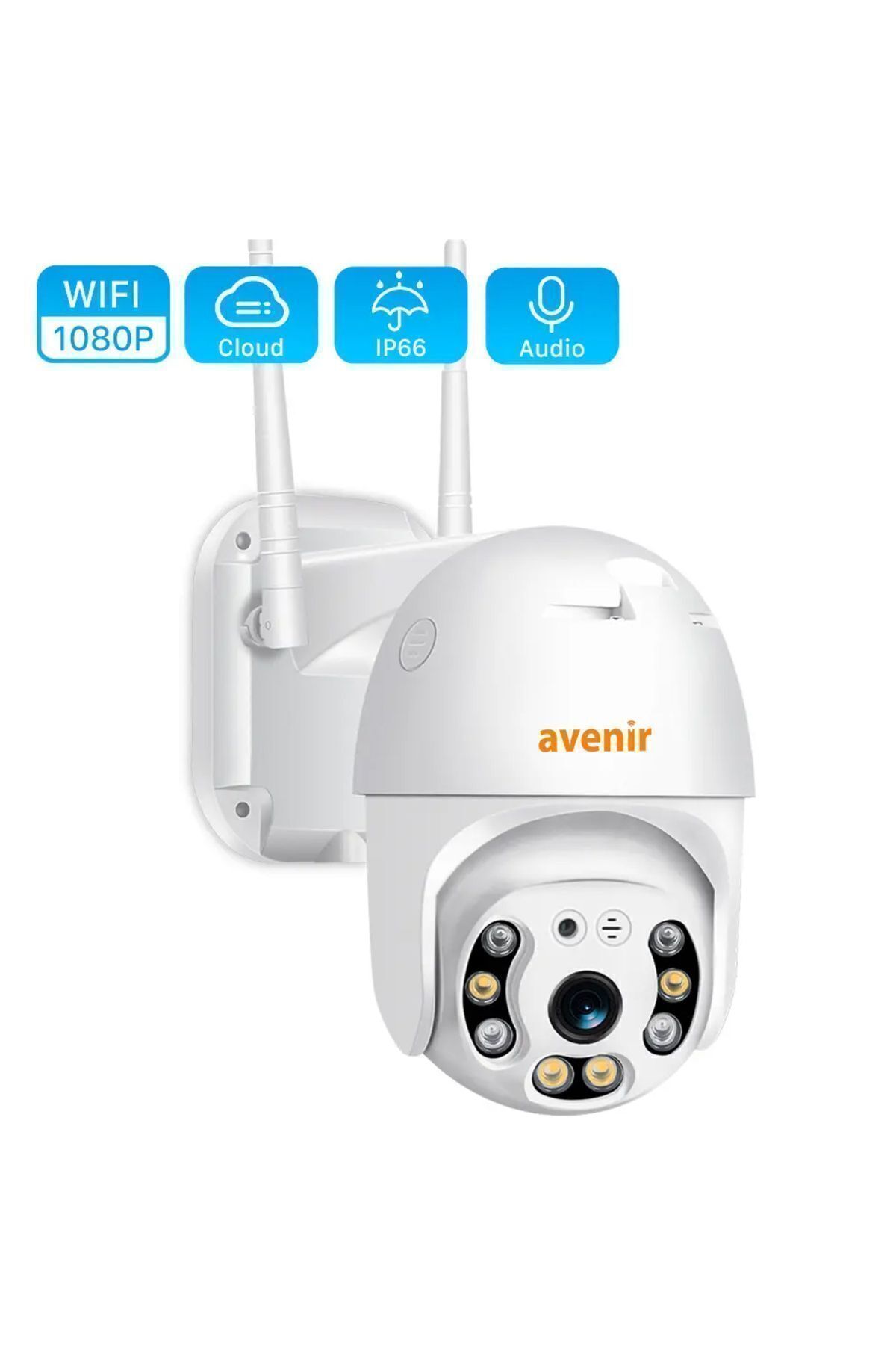 Avenir AV-M20 WİFİ 2mp Onvif Dış Mekan Gece görüşlü Hareket