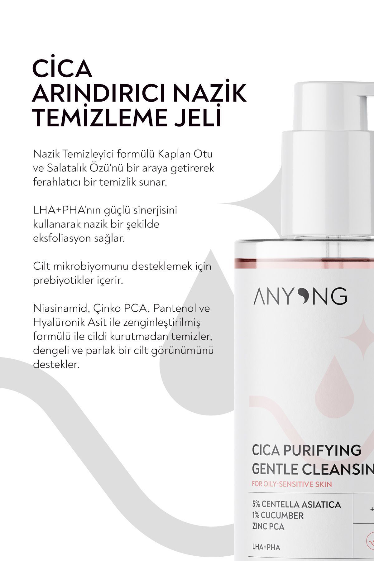 Anyong-Purifying Facial Cleansing Gel - Anti-Combination, Oily and Sensitive Acne Face Wash Gel 200 ml 3