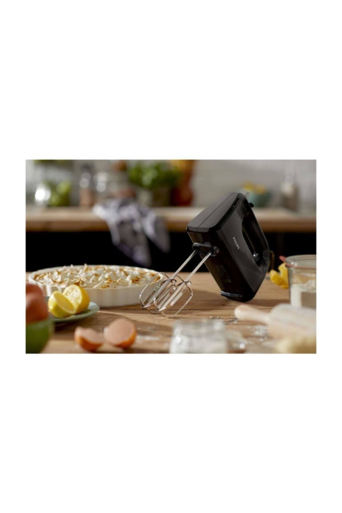 Philips-Daily Collection Mixer, 300W, 5 Speed Settings & Turbo, Ribbon Whisks & Dough Hooks, Hr3705/10 6