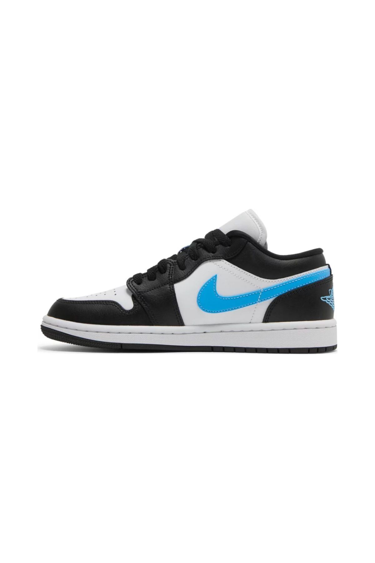 Nike Air Jordan 1 Low Black University Blue Spor Ayakkab Kad n Ayakkab