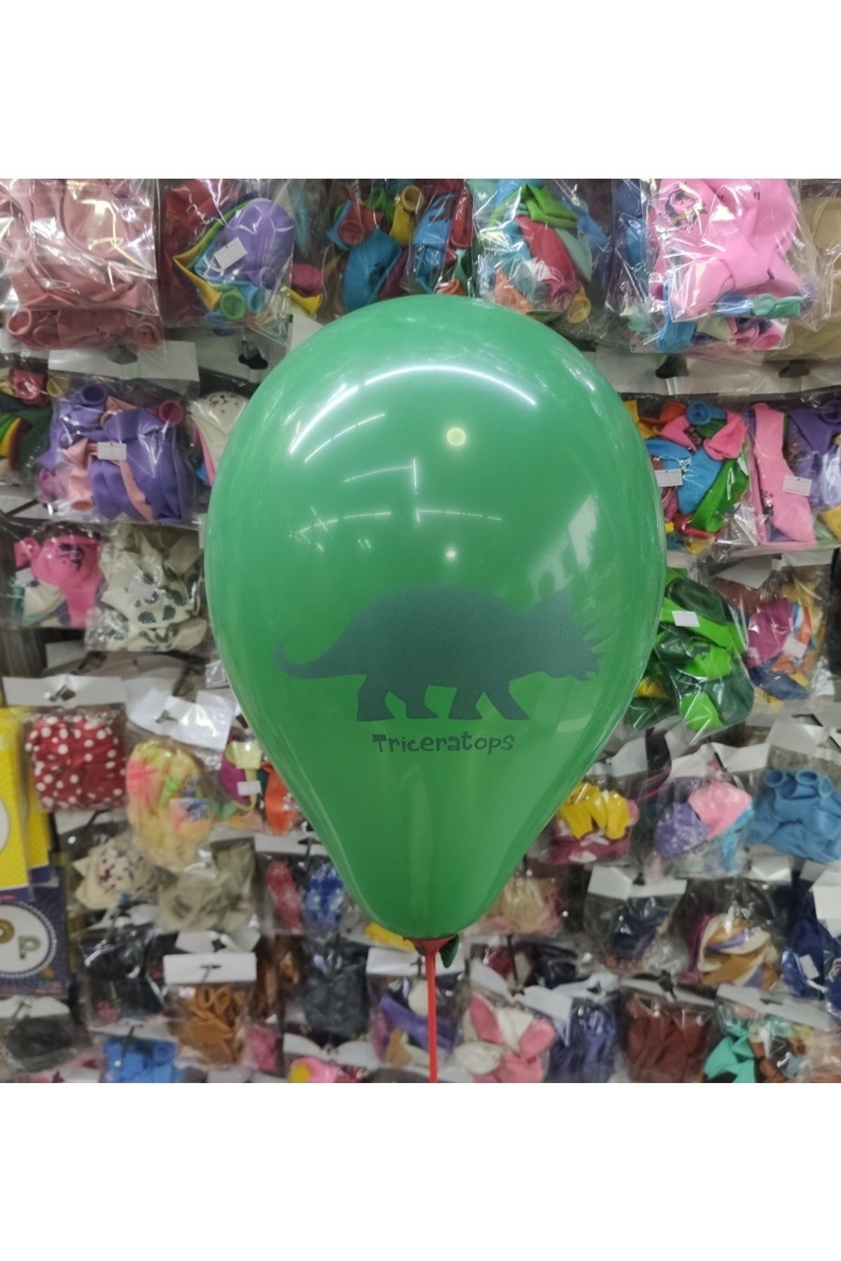 BalonEvi-بالون مطبوع عليه ديناصور جوراسي 10 قطع 2