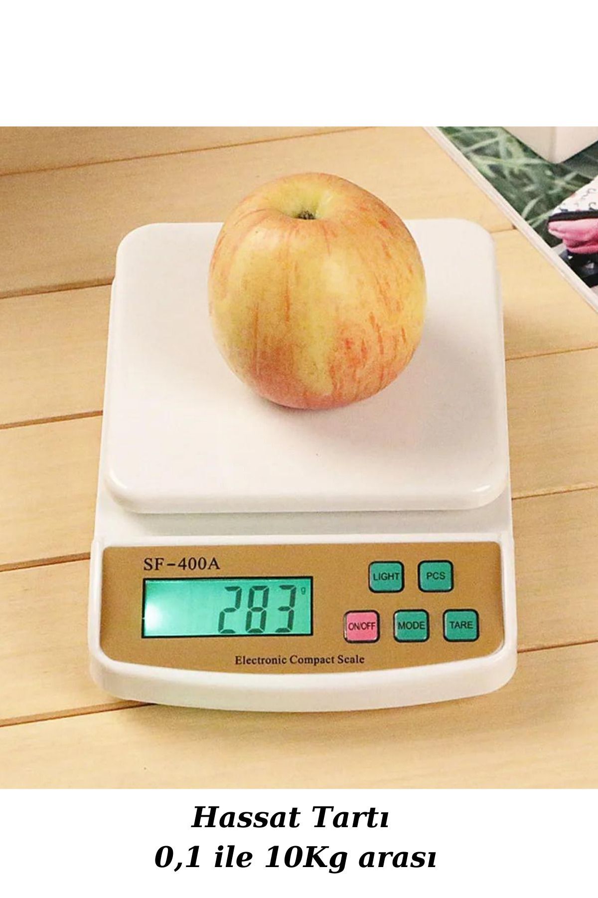 BigSale Dijital Mutfak Tartısı Mutfak Terazisi Hassas Işıklı Lcd Ekranlı Sf400a Mutfak Diyet Tartı Ölçek