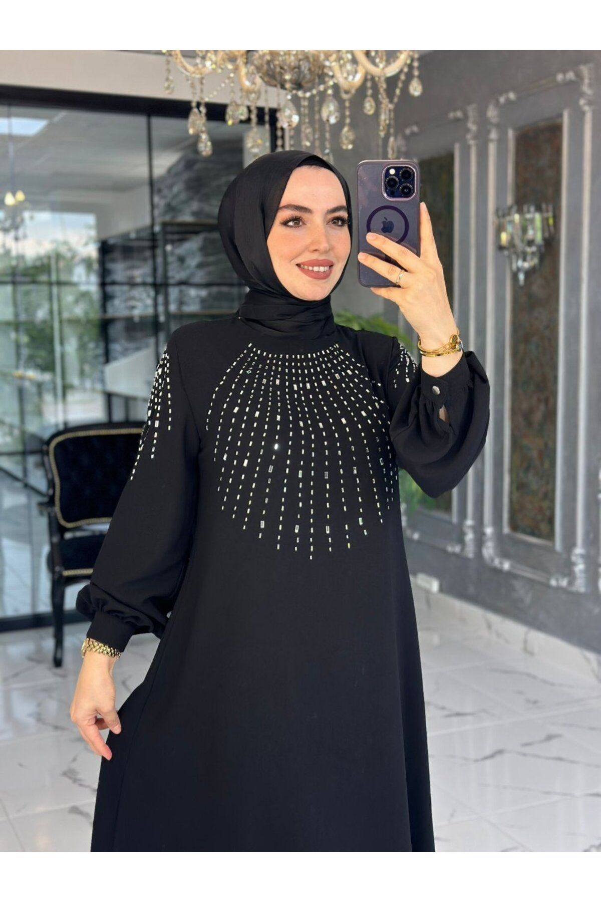 zümra tesettür Mihriban Elbise SiyahFiyatı, Yorumları - Trendyol
