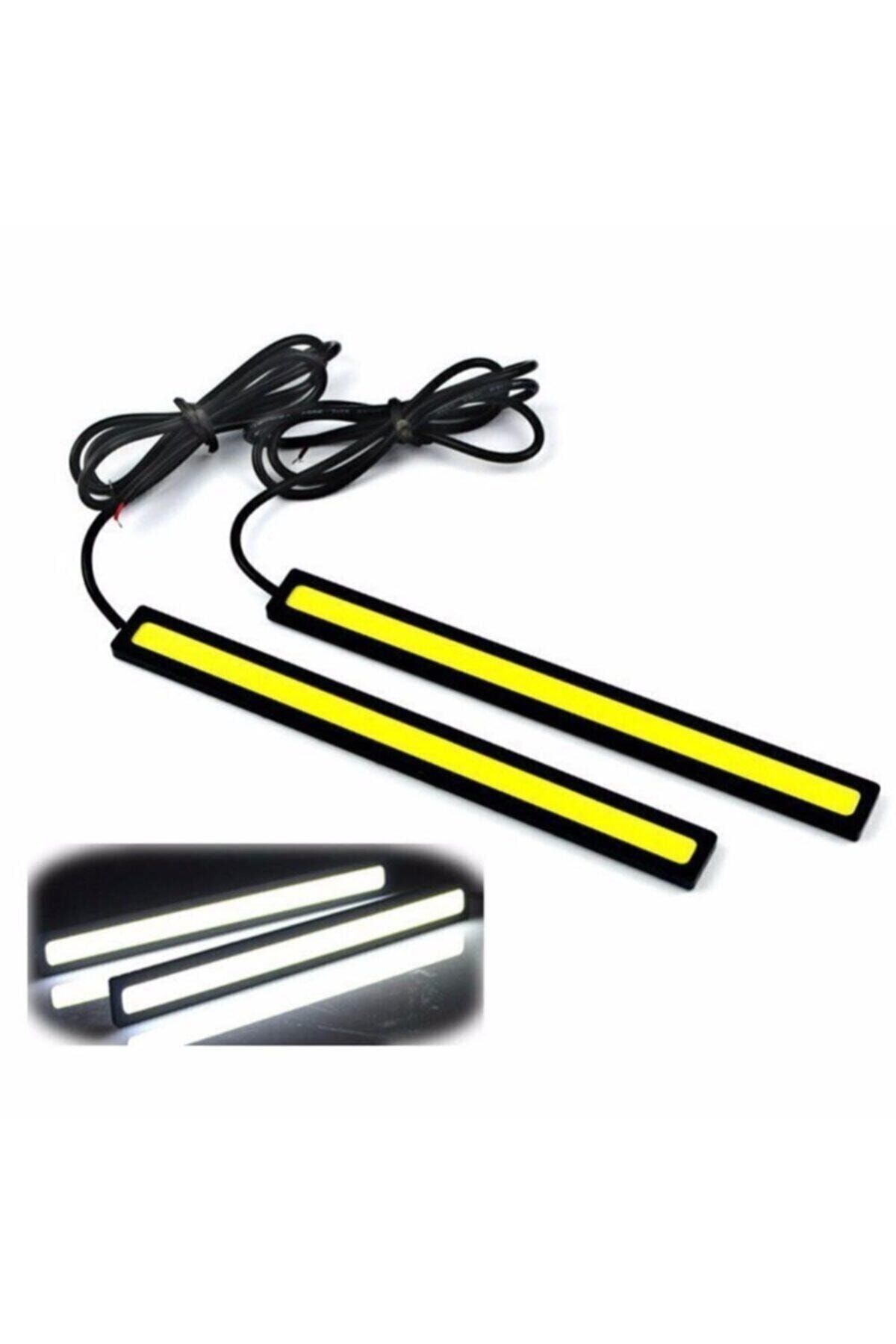 EFGARAGE Gündüz Ledi Farı Drl Su Geçirmez Universal Beyaz Işık Sis Farı 14 Cm