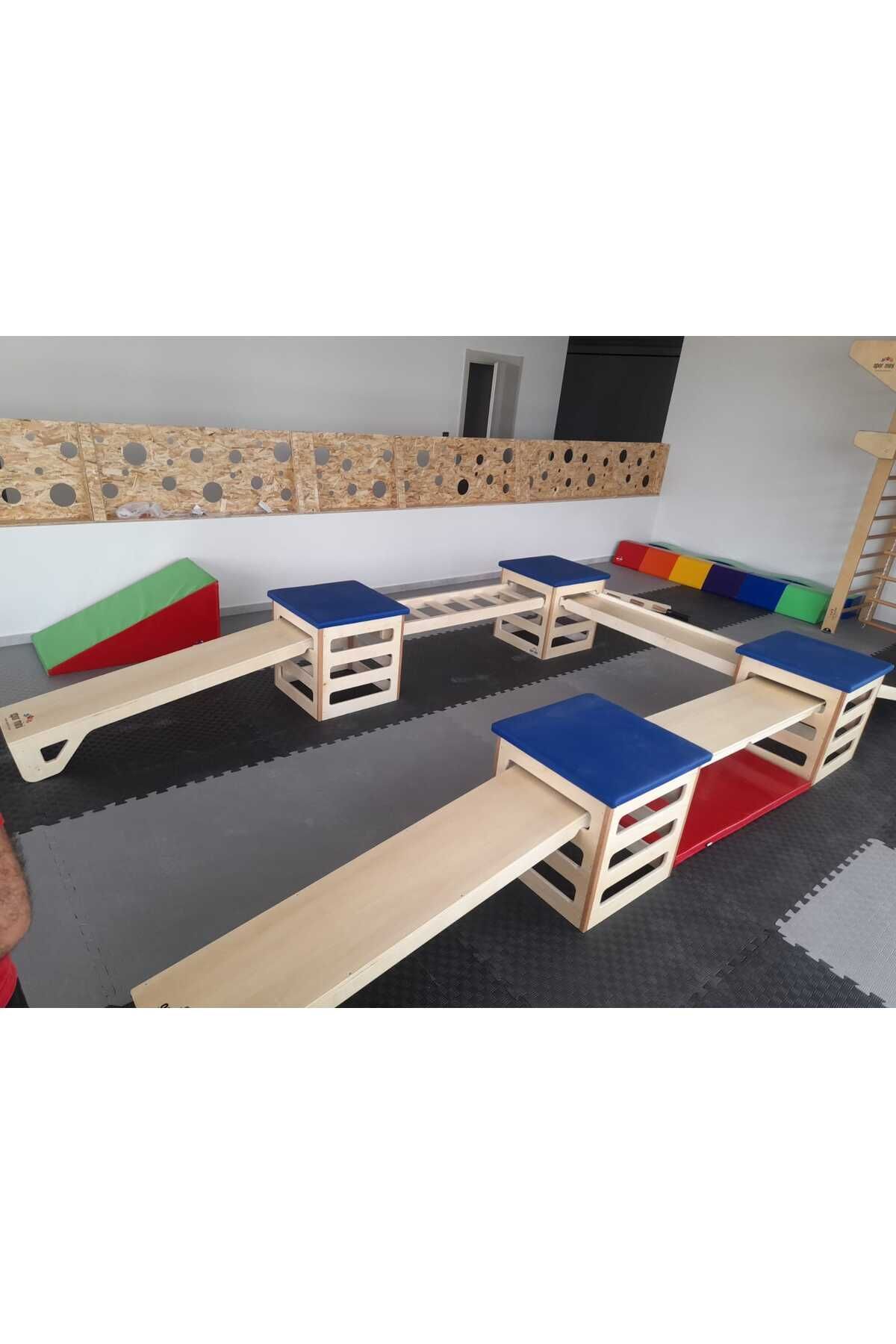 assa spor Parkur Mini Set (MAKSİ PAKET) Çocuk Spor Jimnastik Haraket Istasyonu fotoğrafı 6 (önizleme)