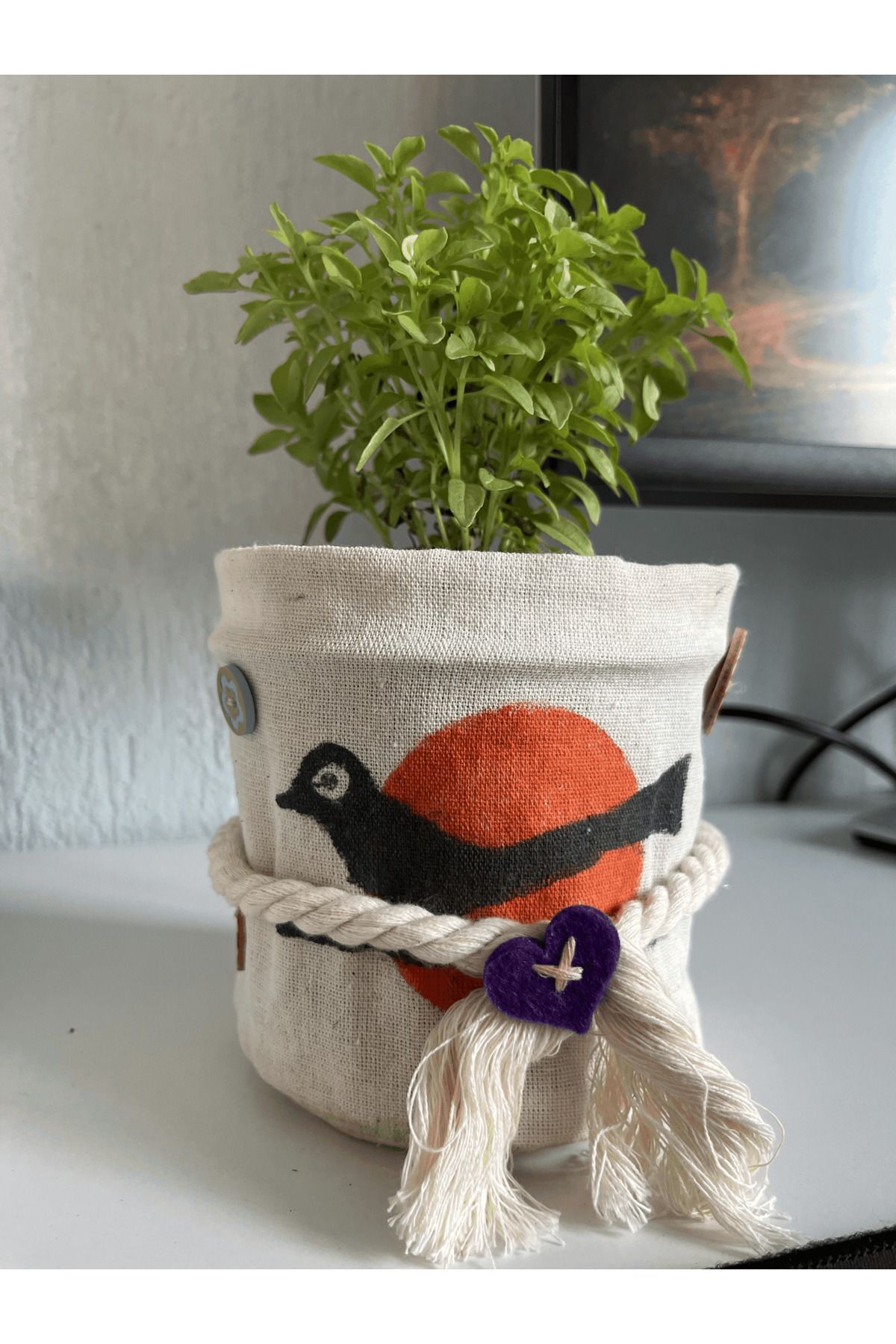 ERYA Handmade Decorative Handmade Flower Pot Cover Flower Pot Cover