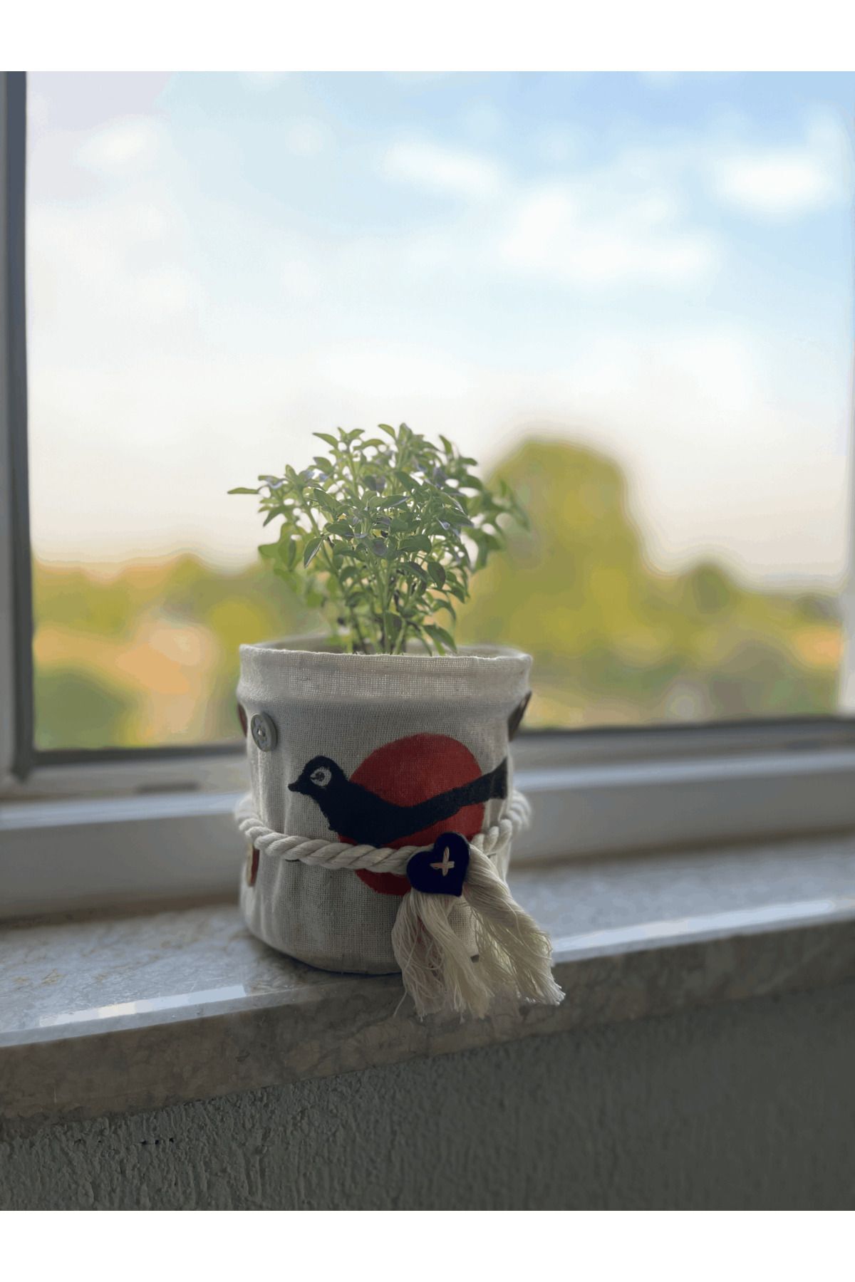 ERYA Handmade Decorative Handmade Flower Pot Cover Flower Pot Cover